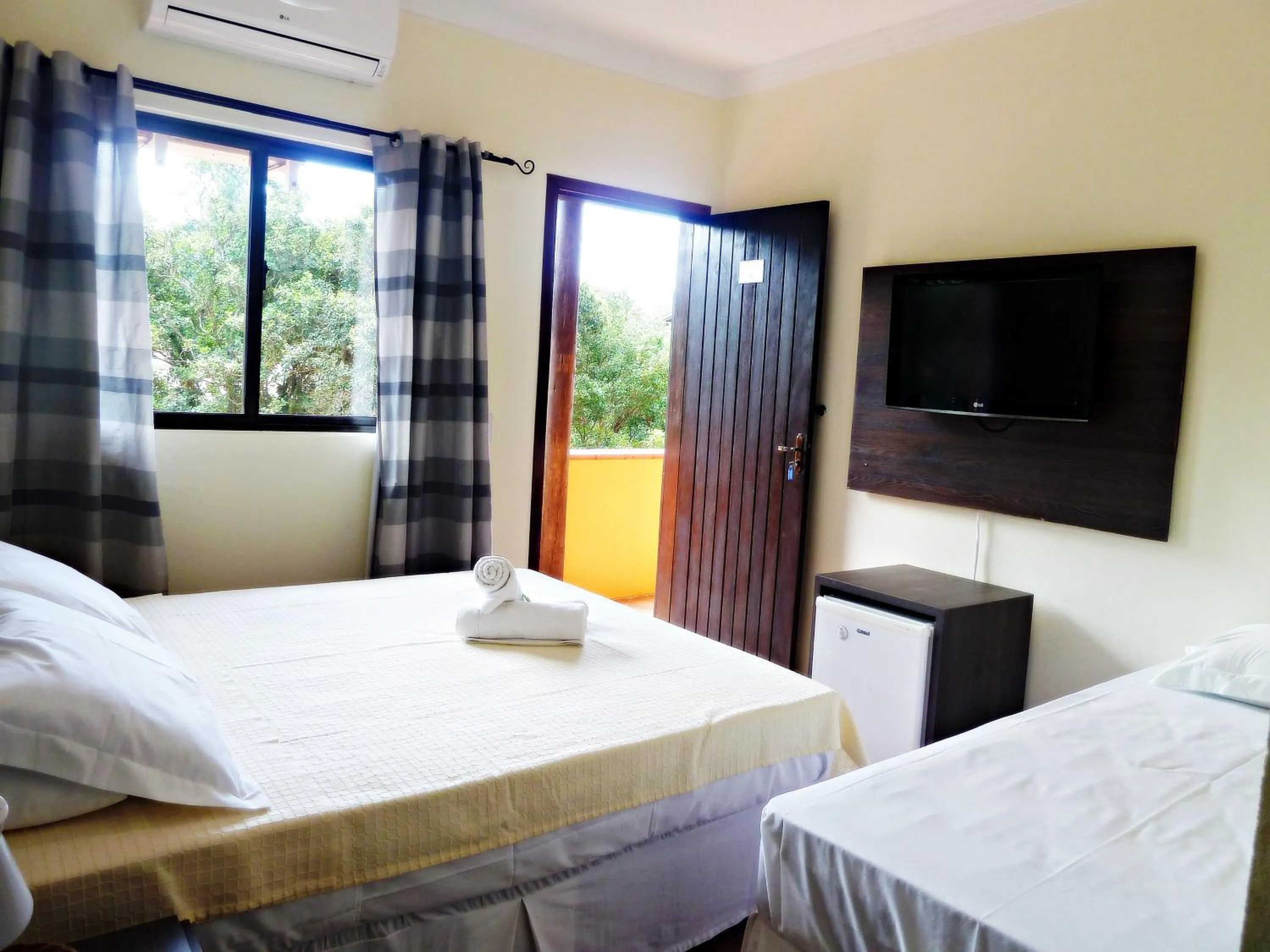 Bed in Pousada Canto Grande