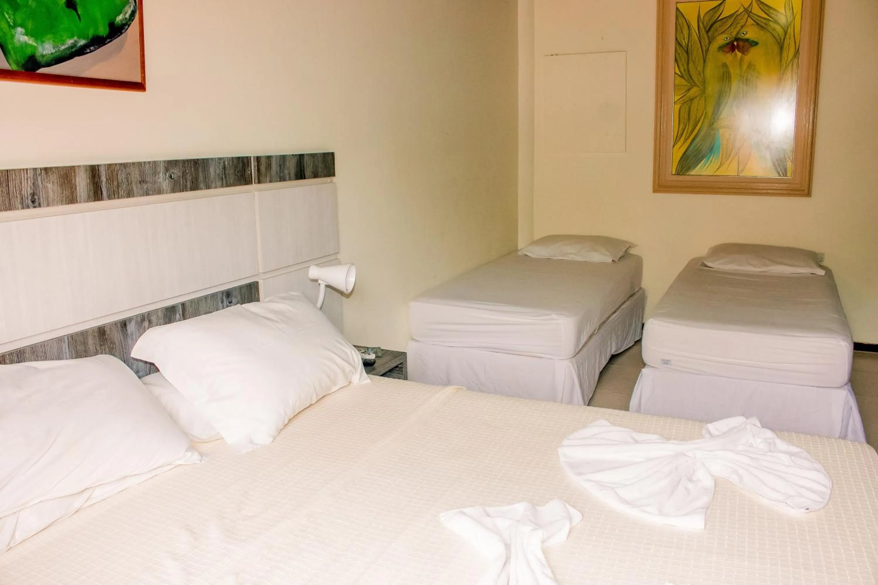 Bed in Pousada Canto Grande