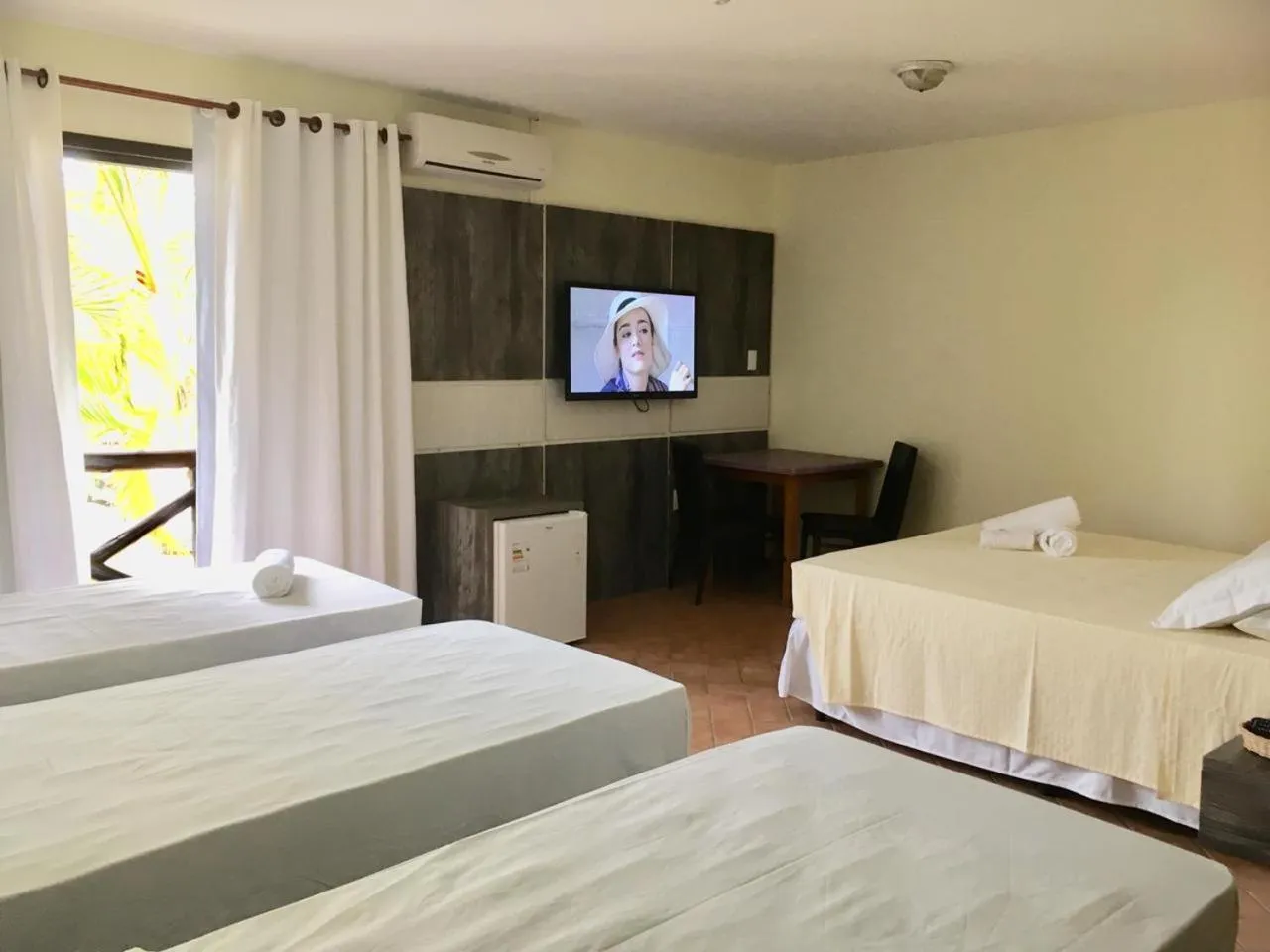 Bed in Pousada Canto Grande