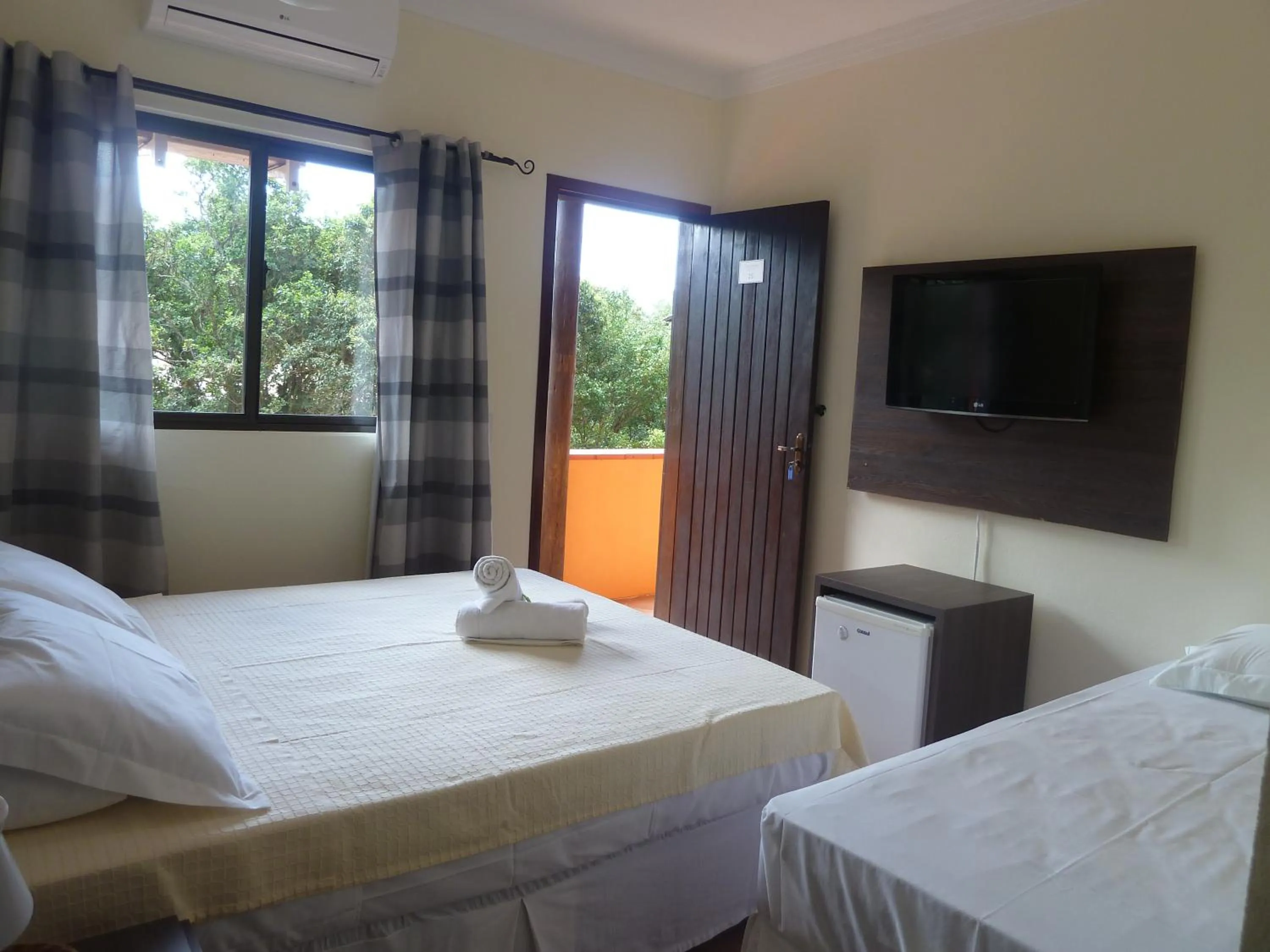 Bed in Pousada Canto Grande