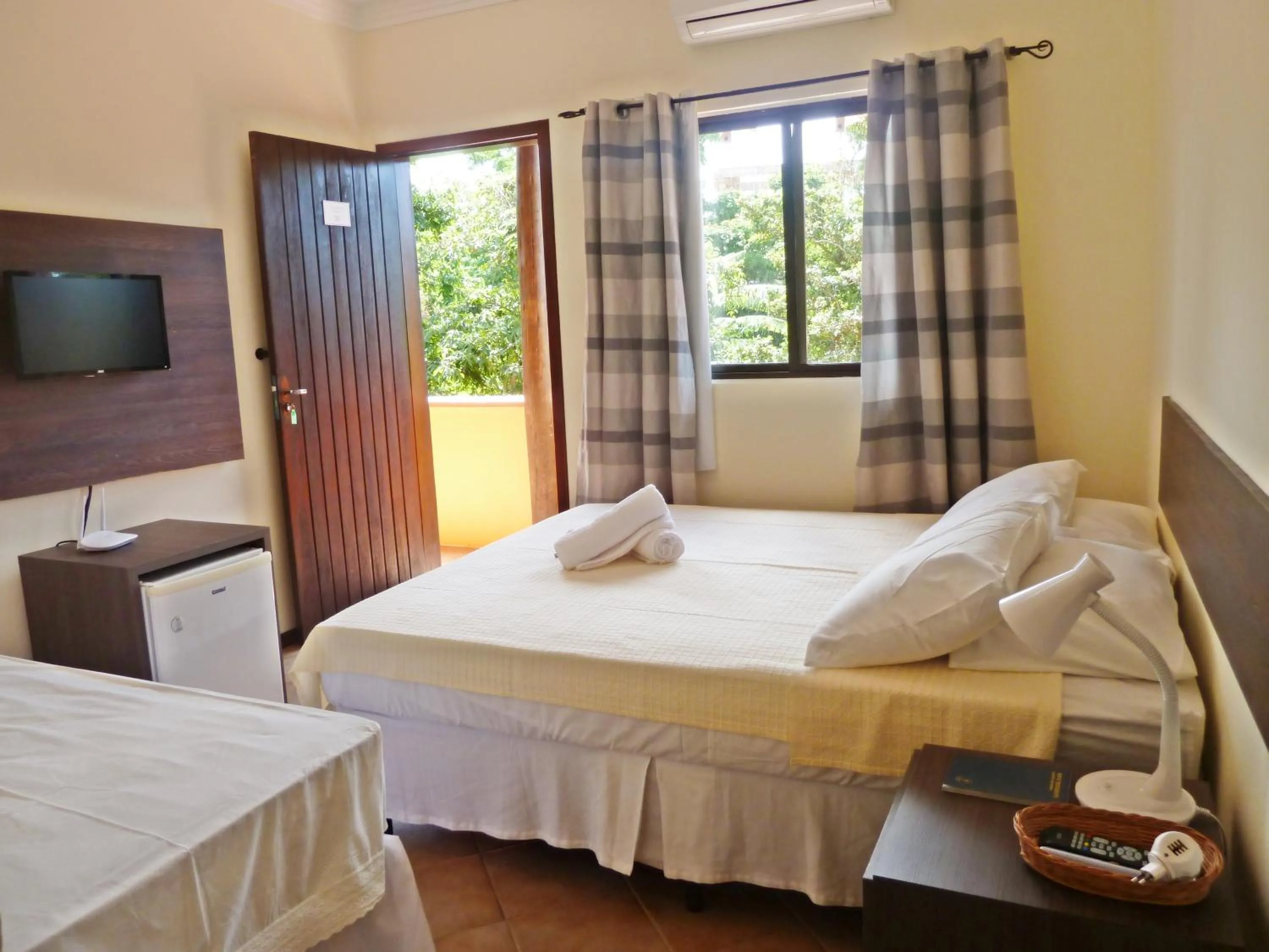 Bed in Pousada Canto Grande