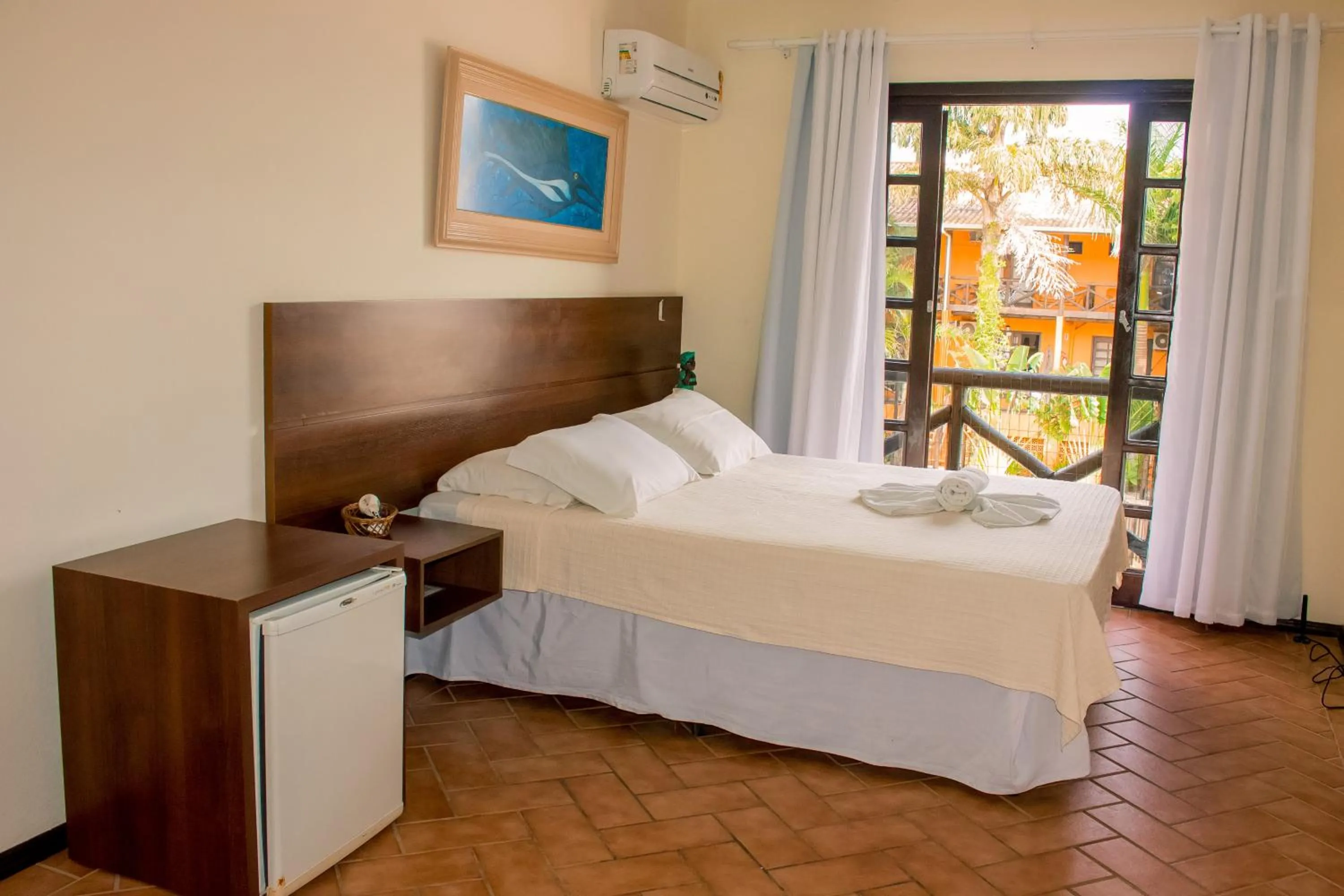 Bed in Pousada Canto Grande