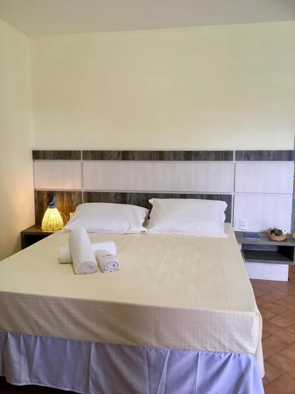 Bed in Pousada Canto Grande