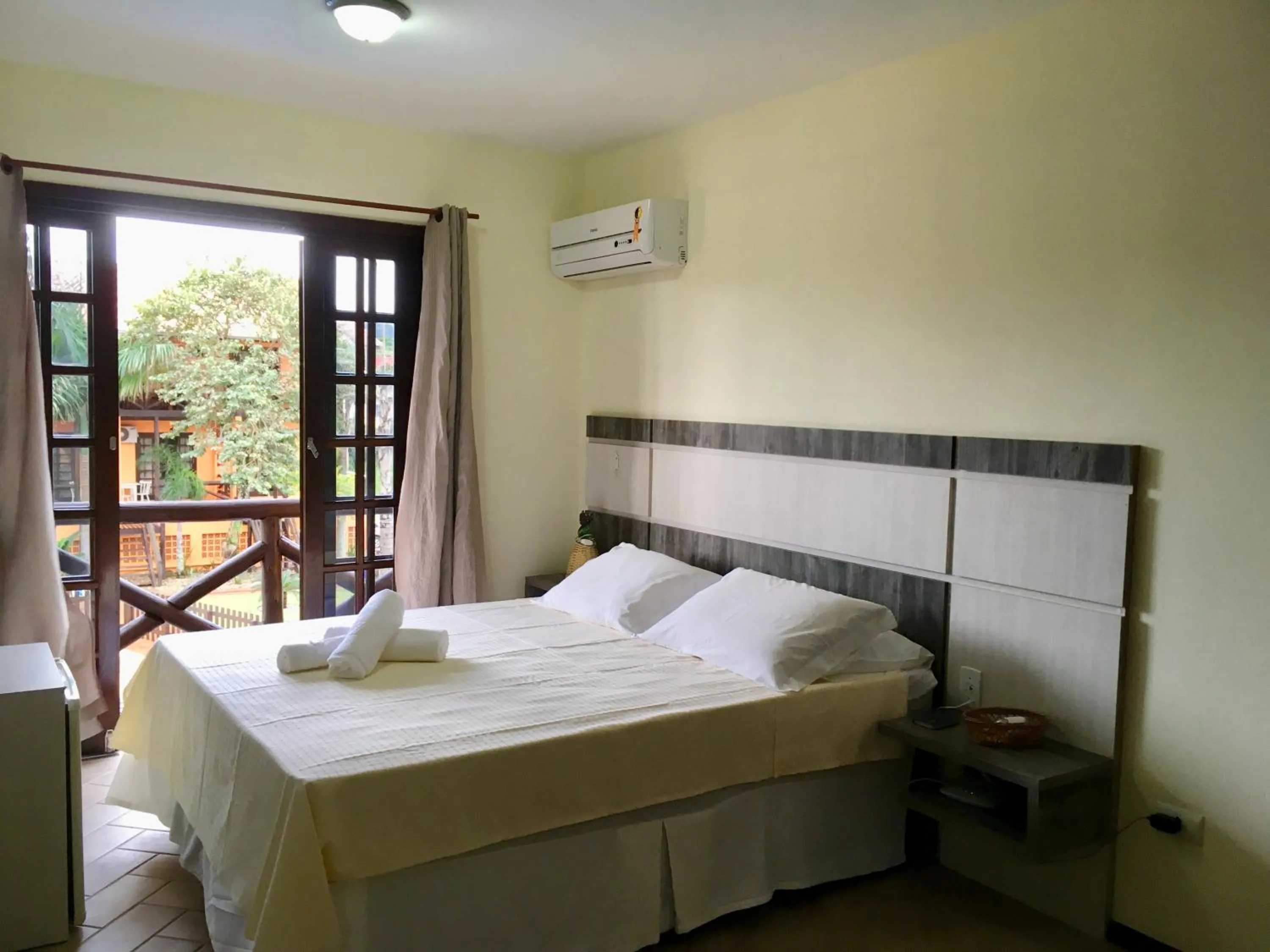 Bed in Pousada Canto Grande