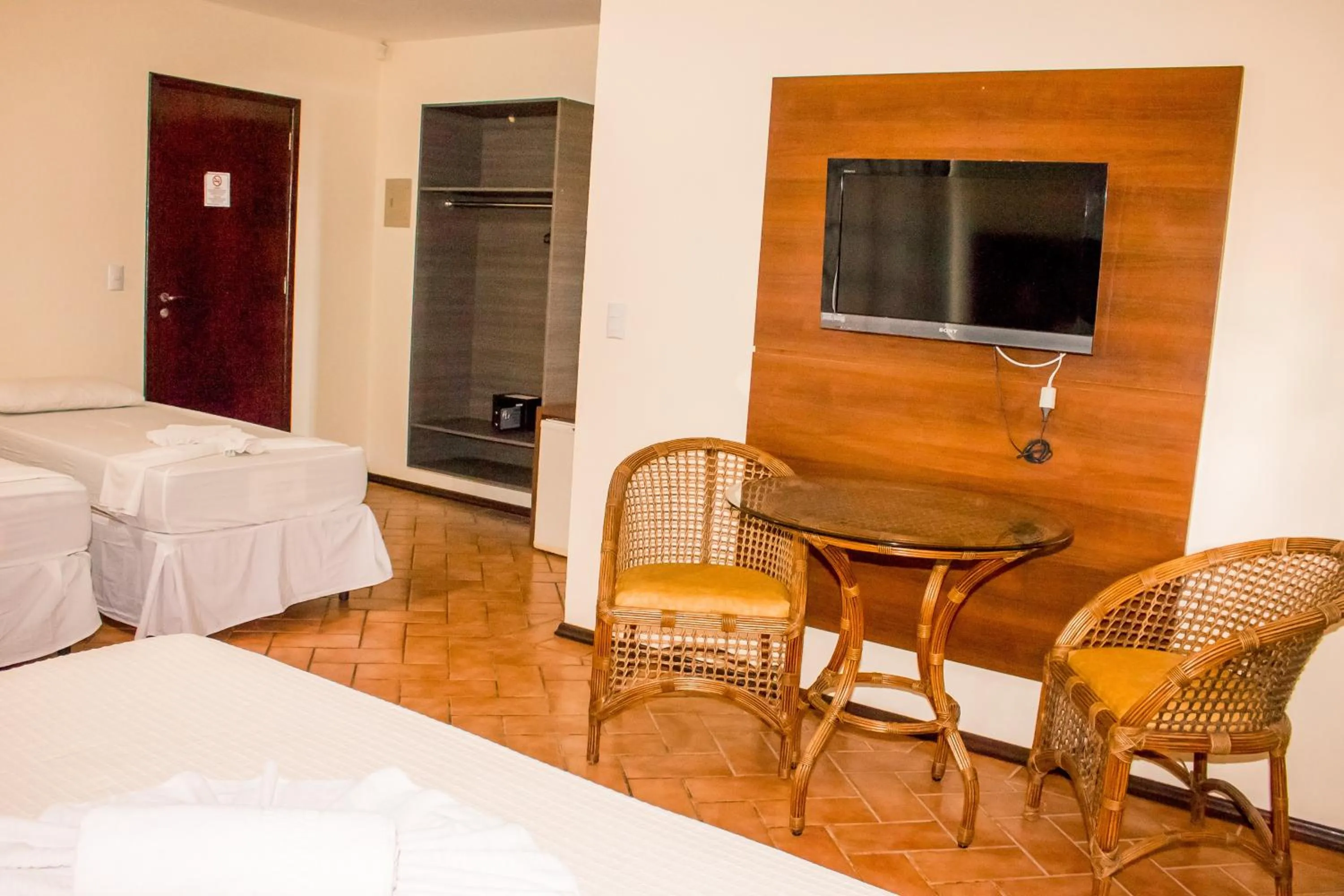 Bed in Pousada Canto Grande