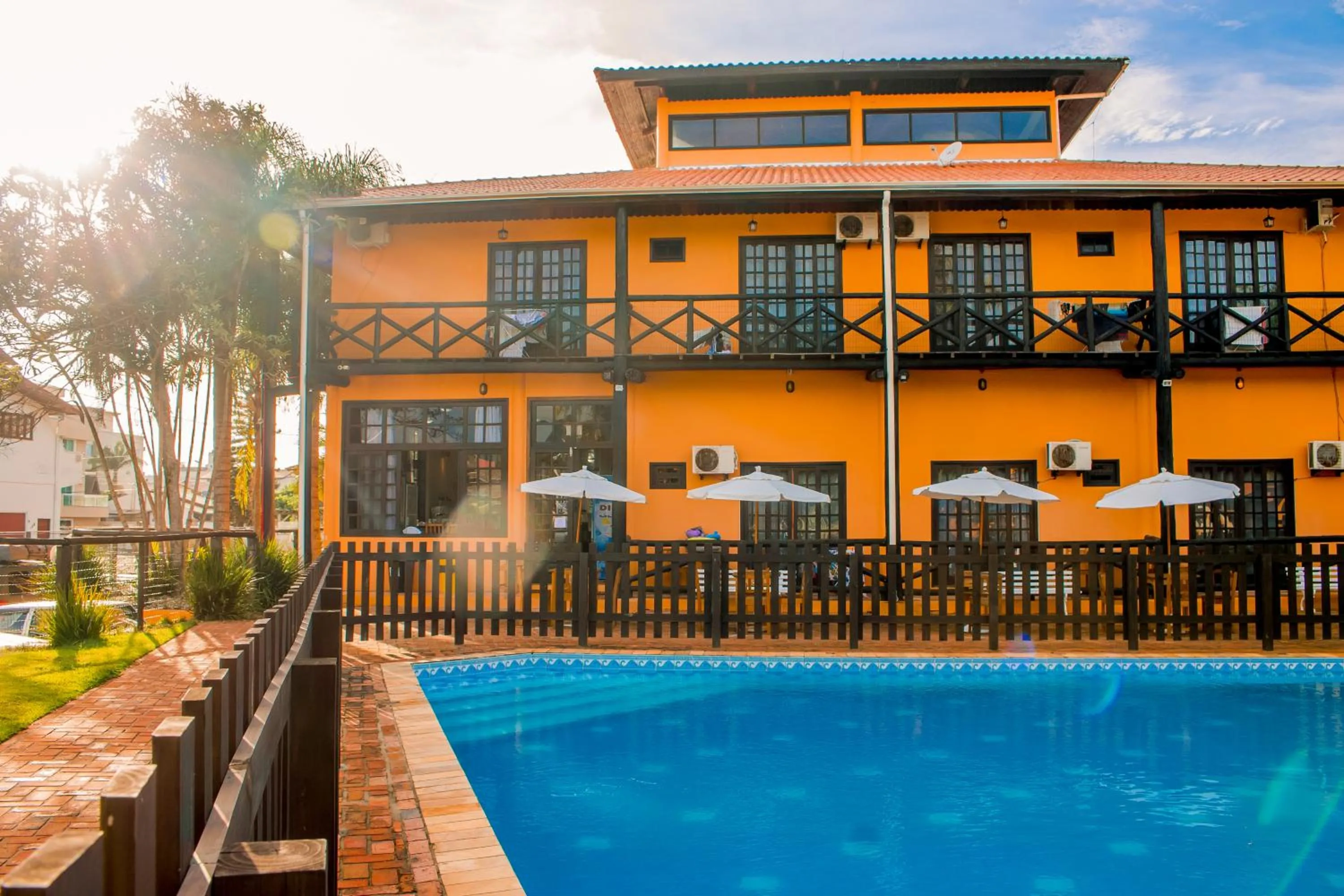 Property building in Pousada Canto Grande