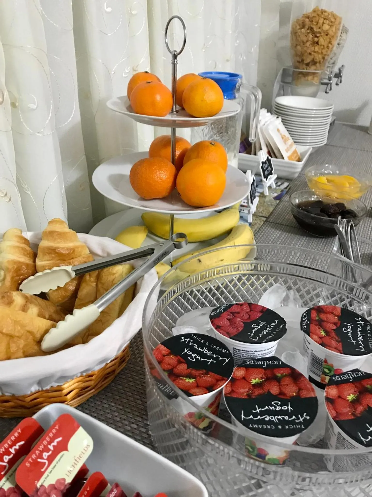 Continental breakfast in Helmsman Guesthouse