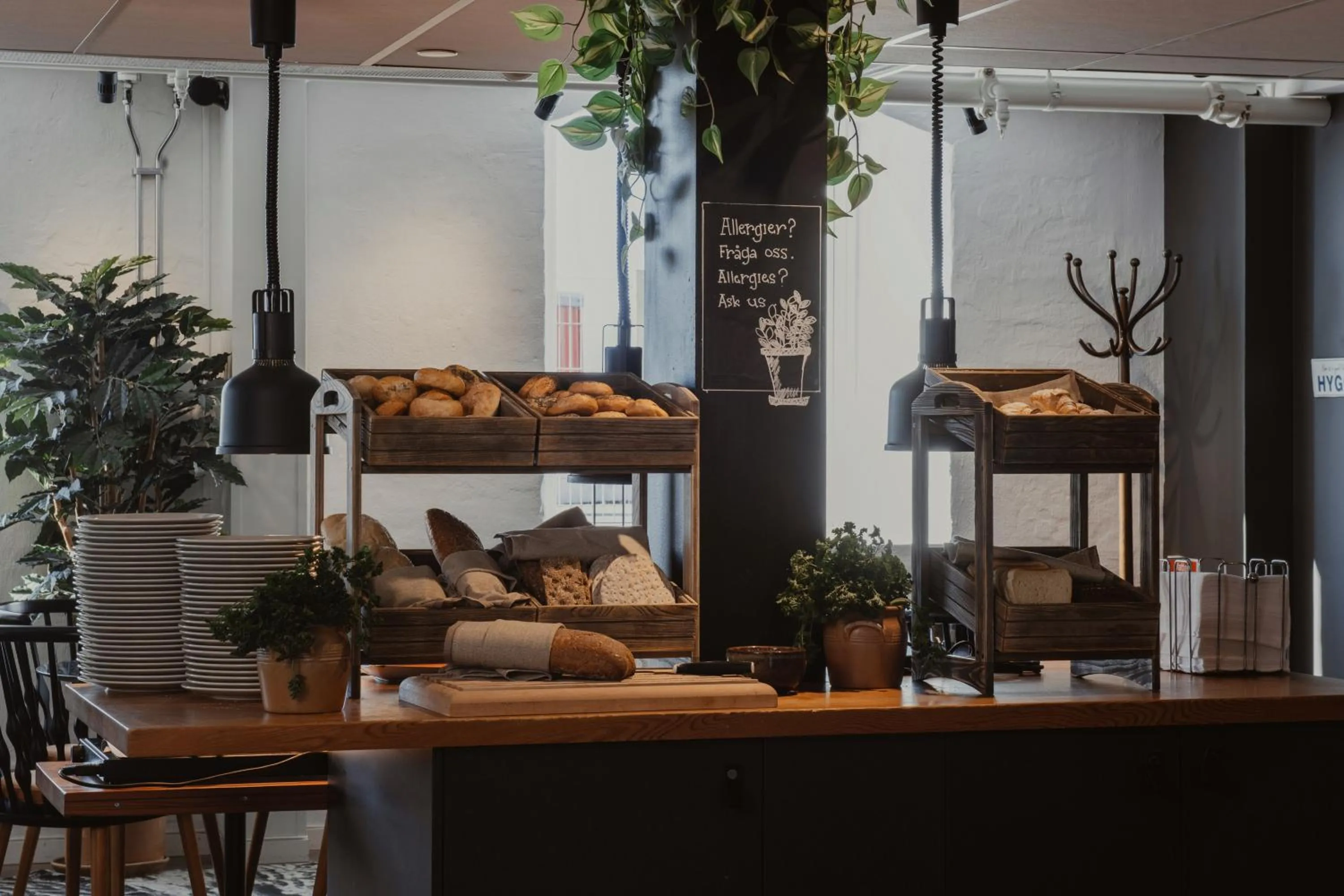 Restaurant/places to eat in Home Hotel Magasinet