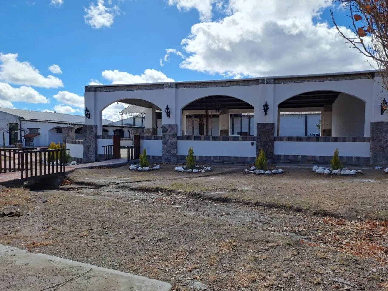 Patio in Hotel Quinta Mision