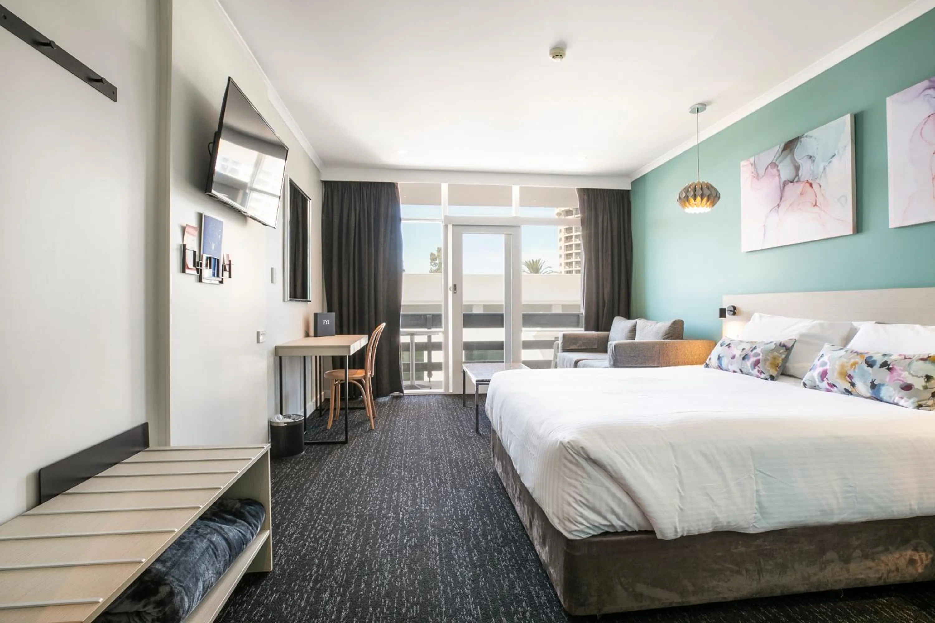 Bedroom, Bed in Nightcap at Watermark Glenelg