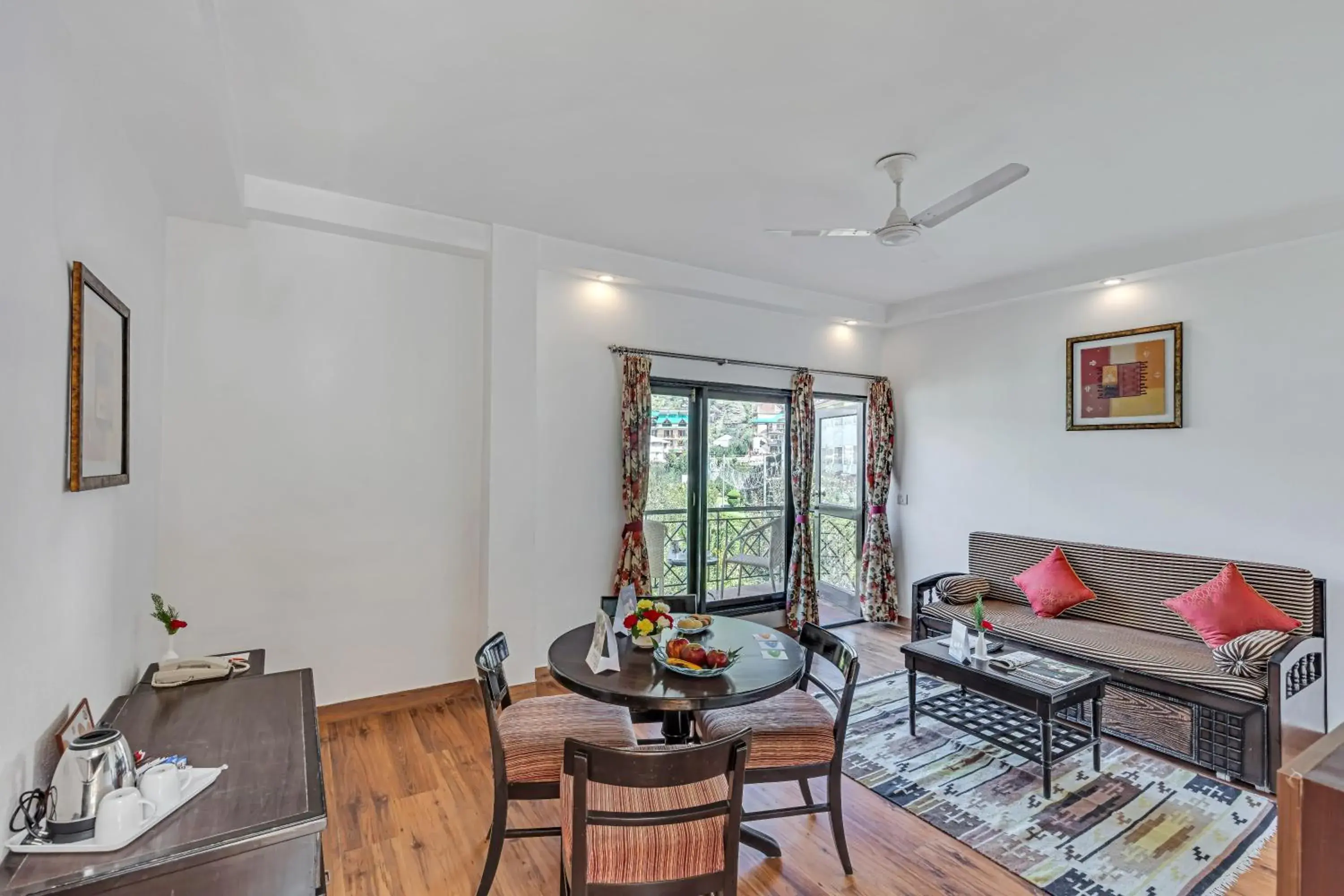 Living room in Club Mahindra Snow Peaks Manali Living room in Club Mahindra Snow Peaks Manali