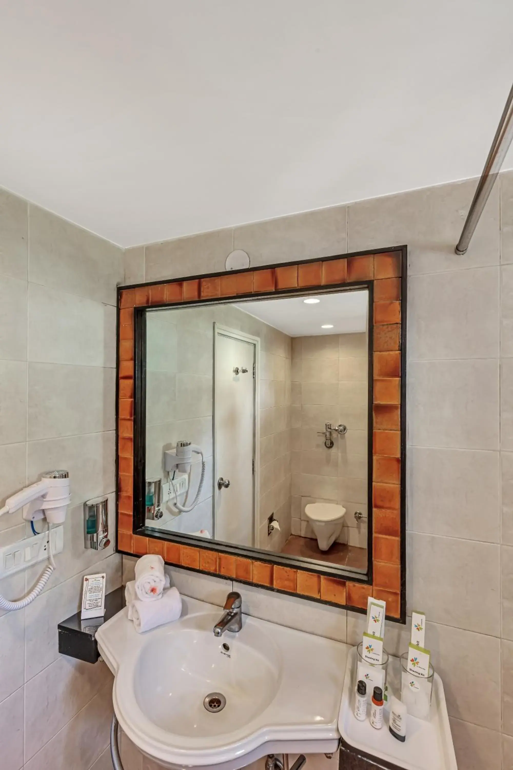 Bathroom in Club Mahindra Snow Peaks Manali Bathroom in Club Mahindra Snow Peaks Manali