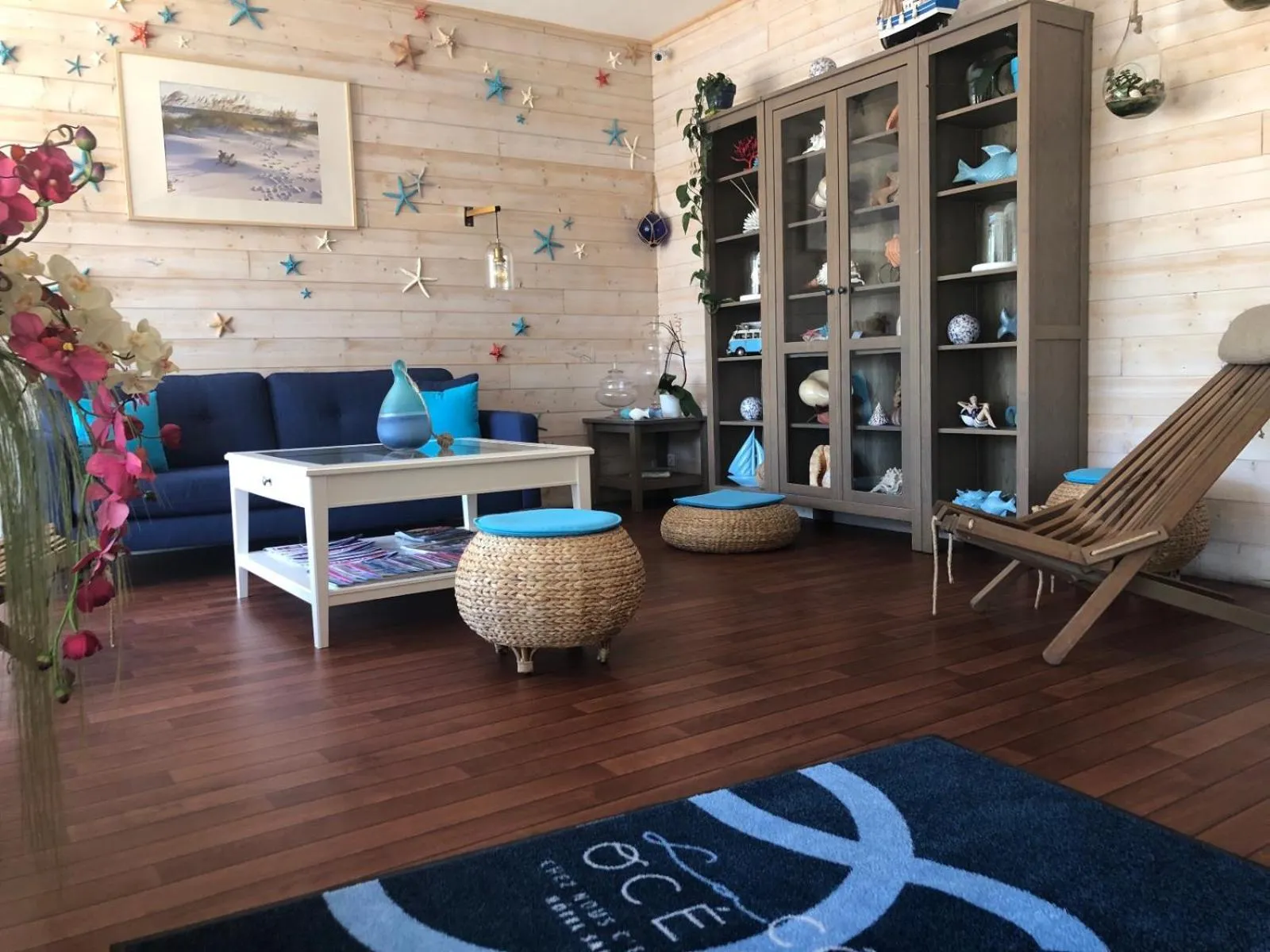 Lobby or reception in Hotel La Cote Oceane- Bureau- 250 m plage