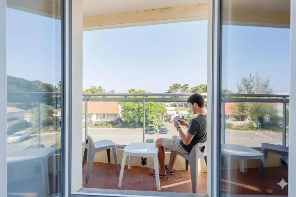 Balcony/Terrace in Hotel La Cote Oceane - Saint Jean de Monts