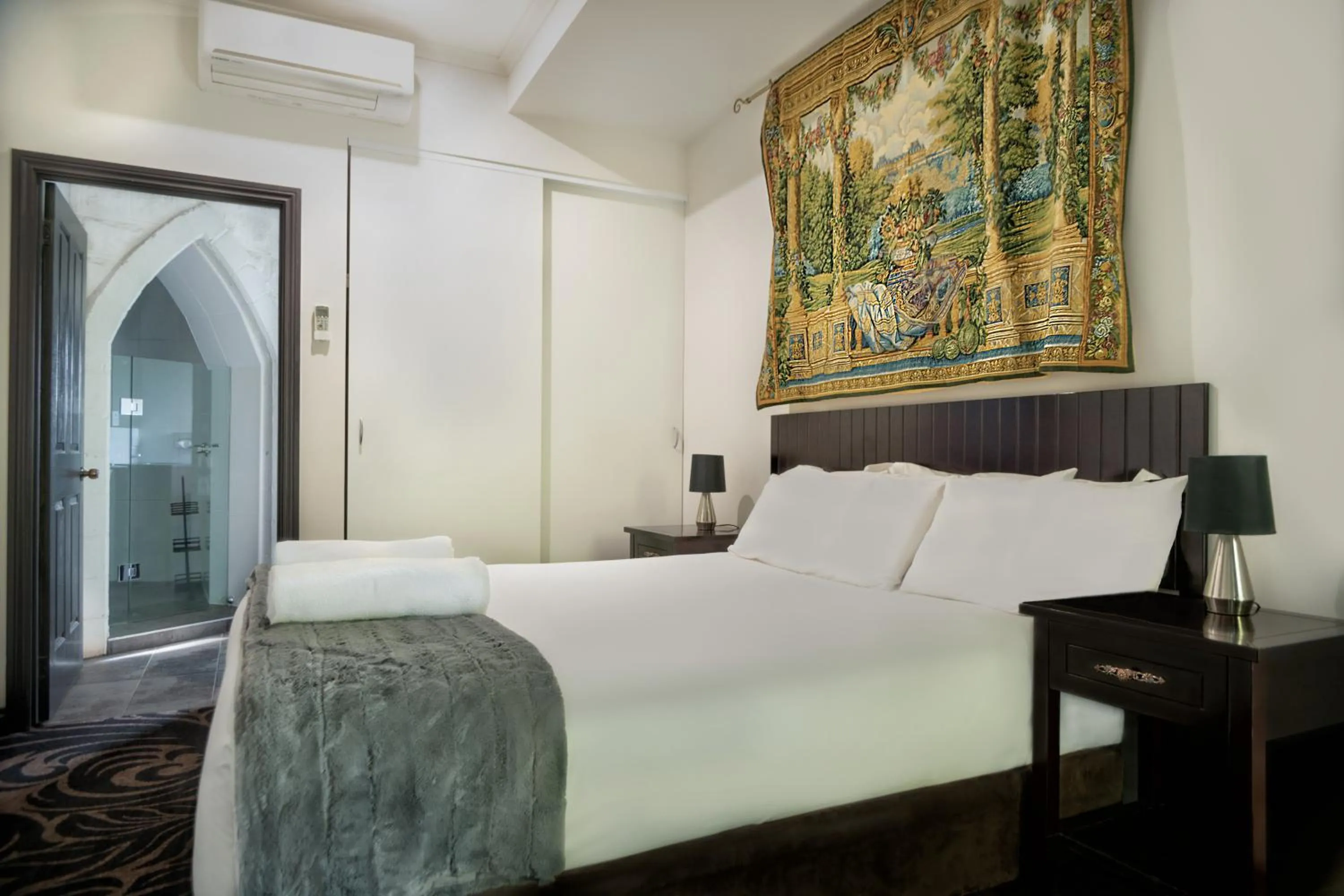 Bed in Kryal Castle Ballarat