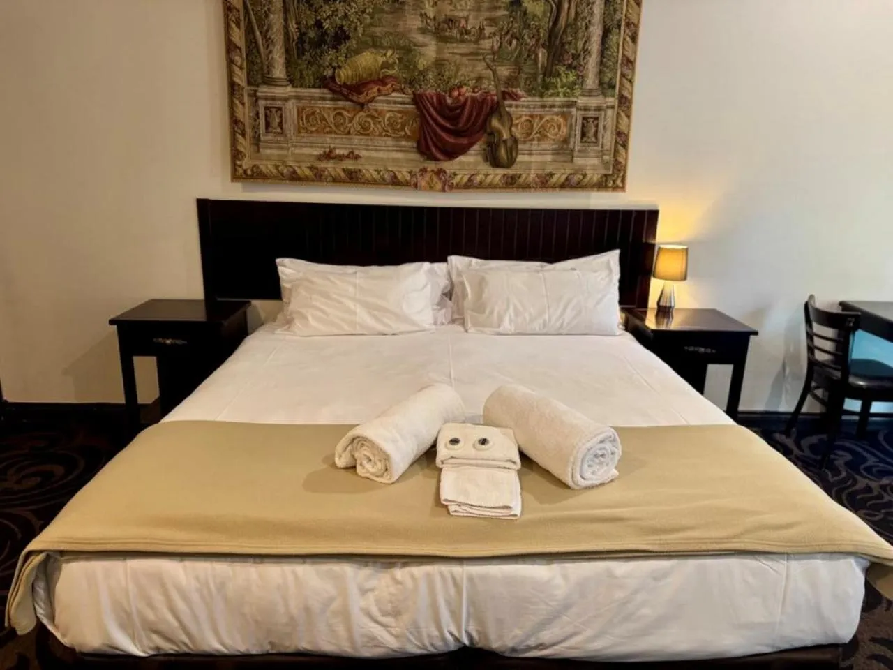 Bed in Kryal Castle Ballarat