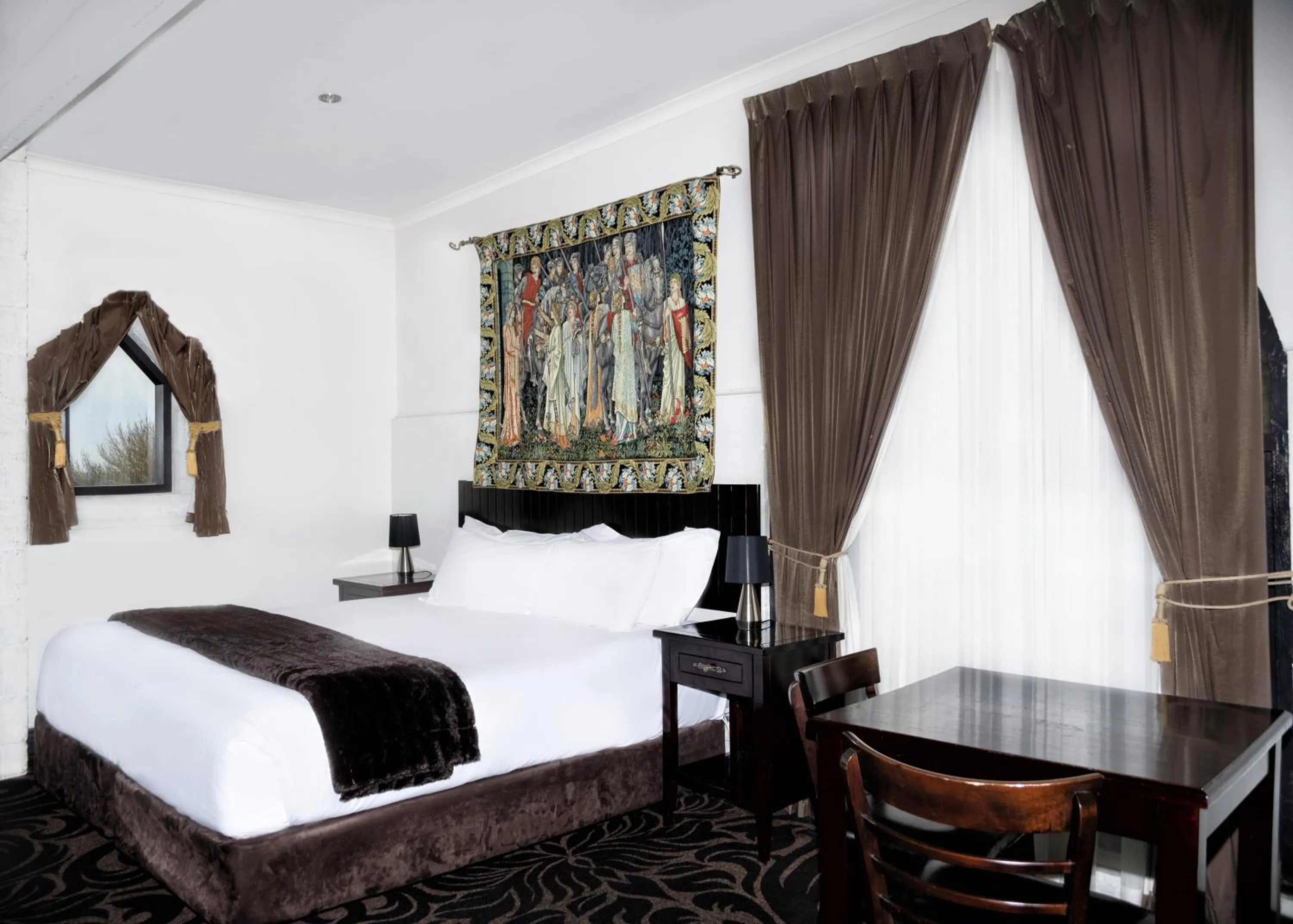 Bed in Kryal Castle Ballarat