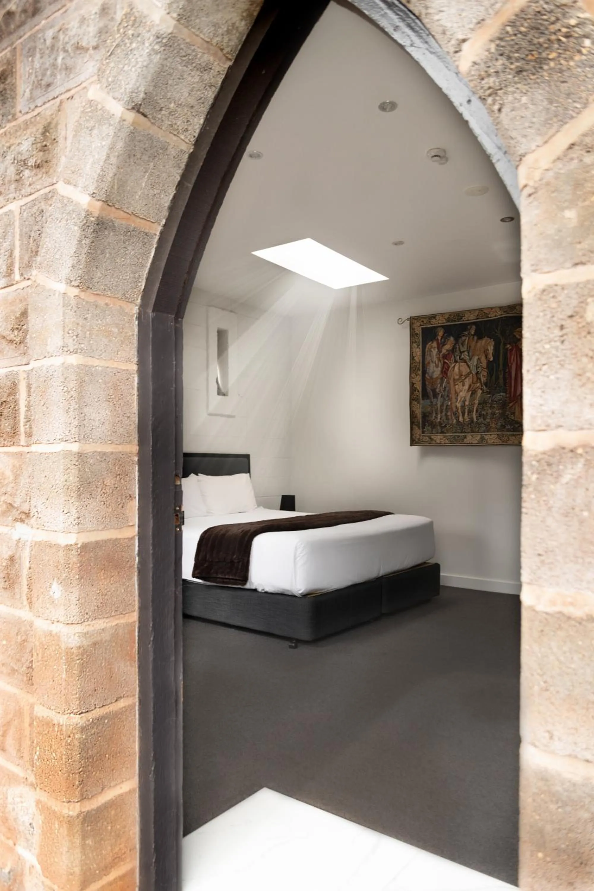 Bed in Kryal Castle Ballarat