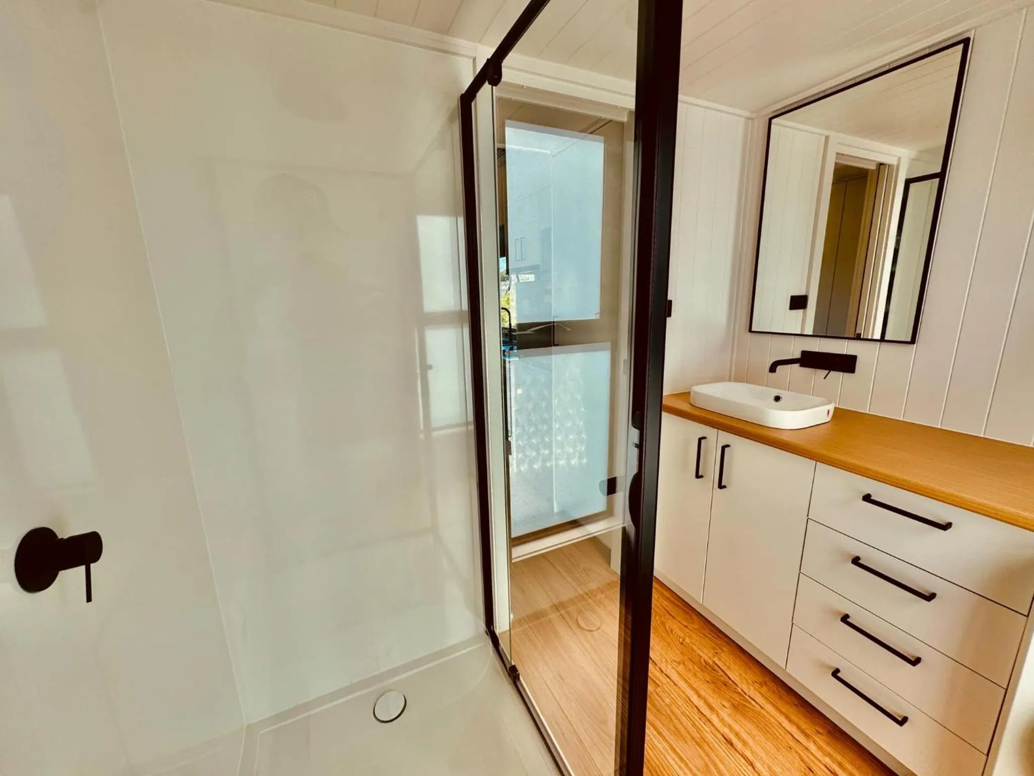 Shower in Kryal Castle Ballarat