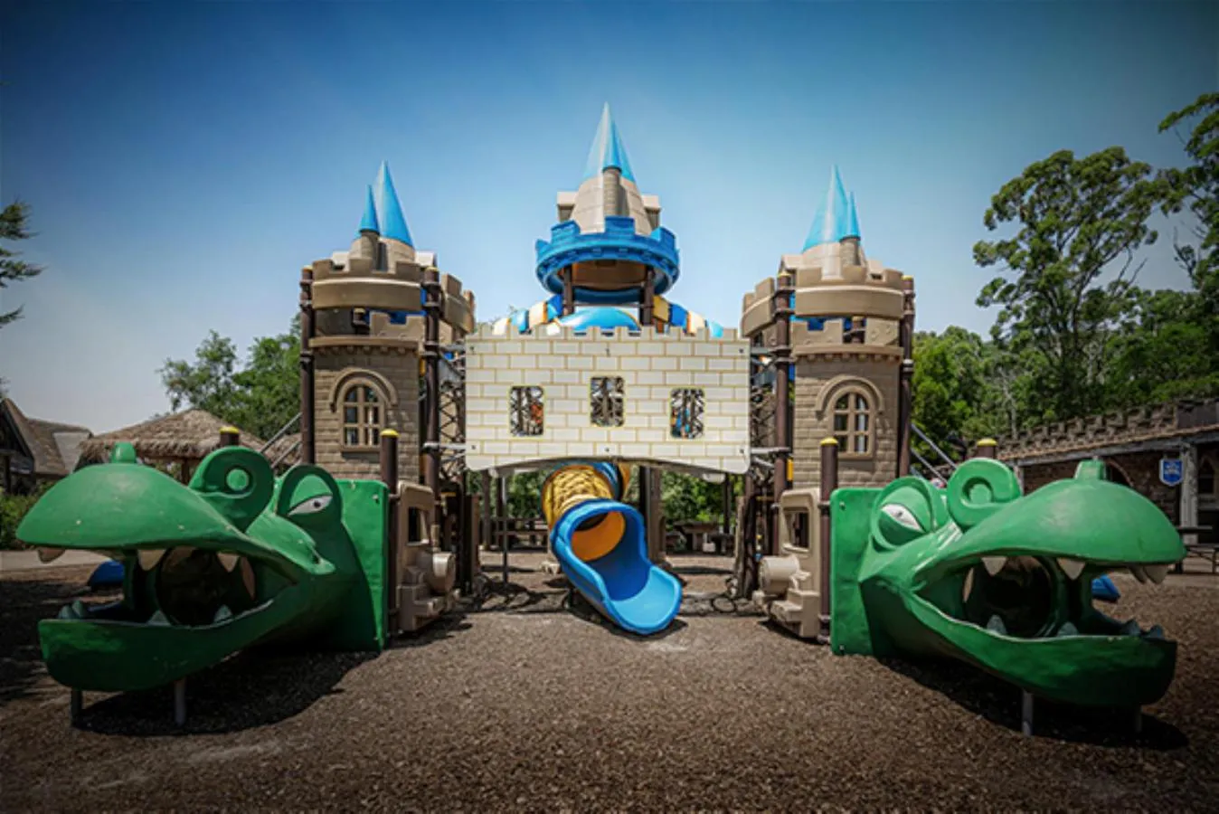 Children play ground in Kryal Castle Ballarat