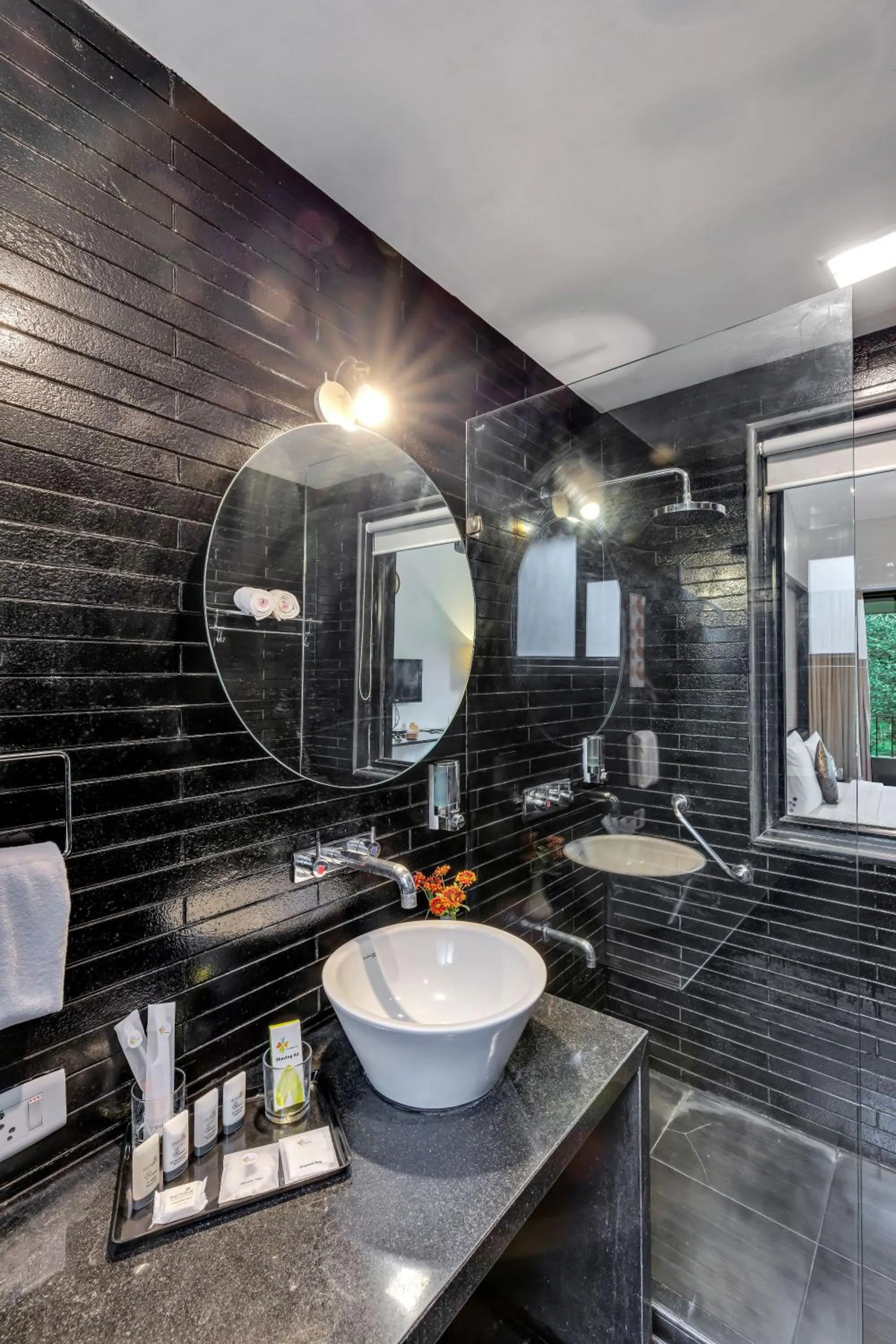 Bathroom in Club Mahindra Corbett