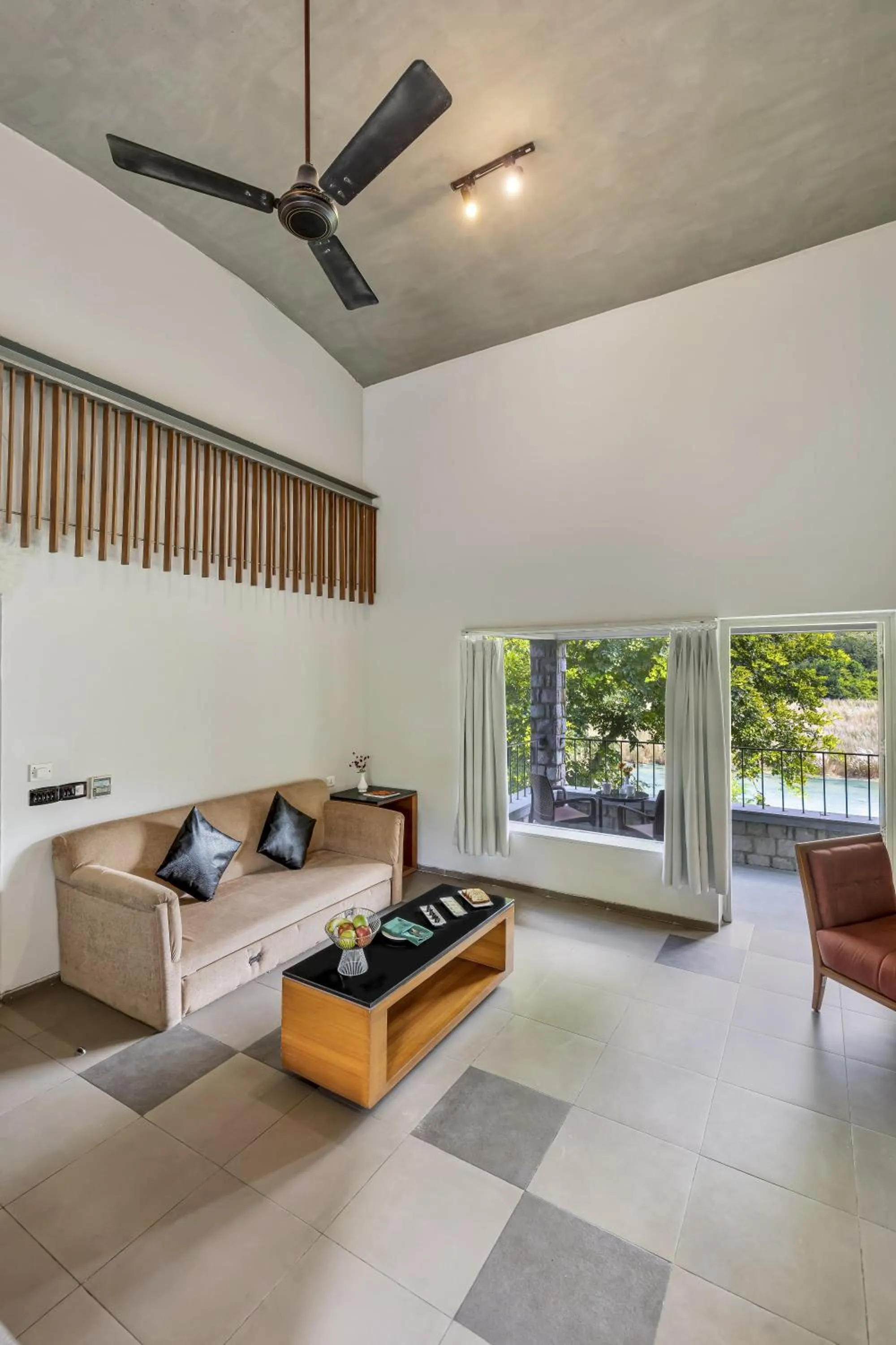 Living room in Club Mahindra Corbett