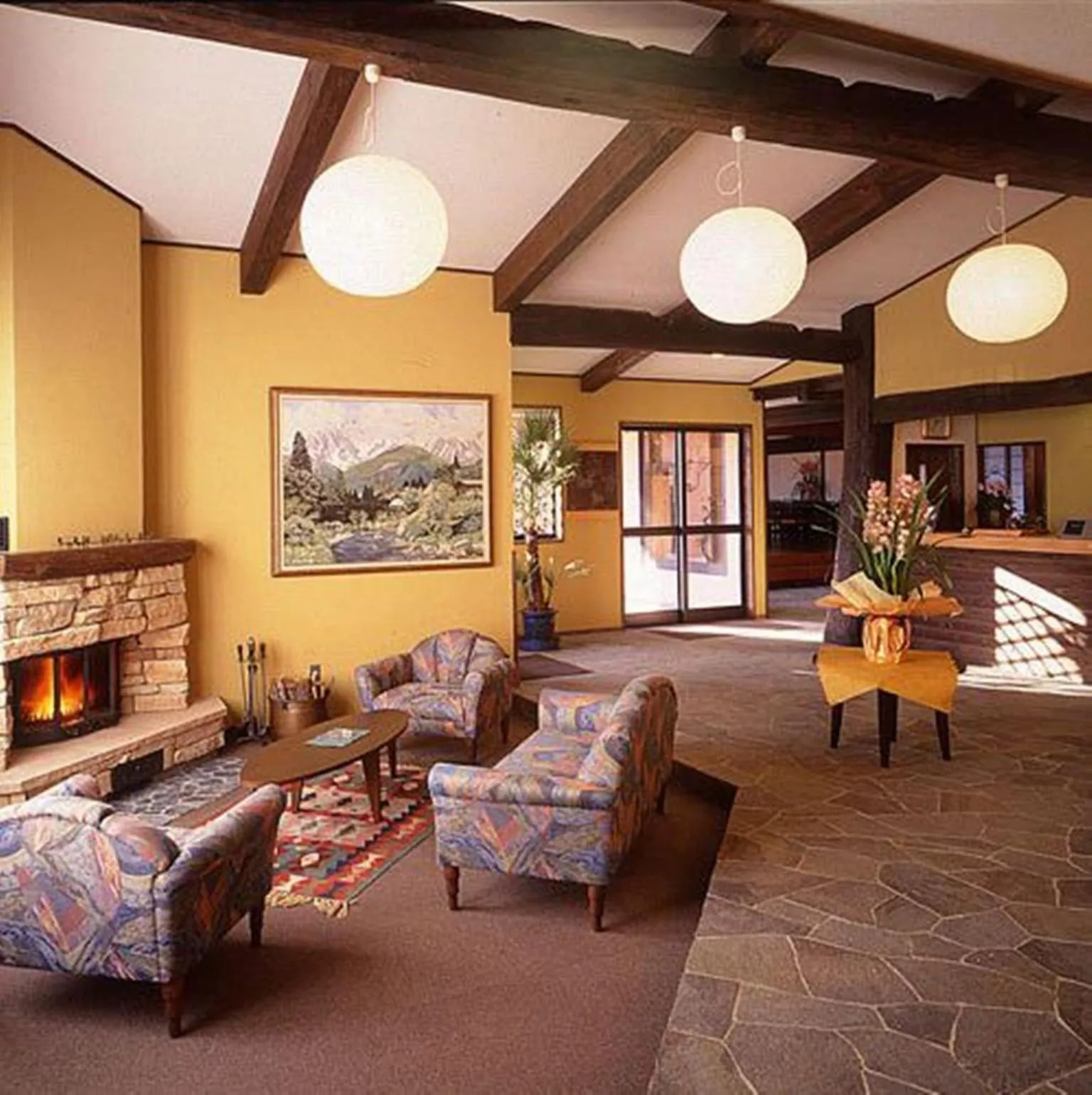 Lobby or reception in Hakuba Alpine Hotel