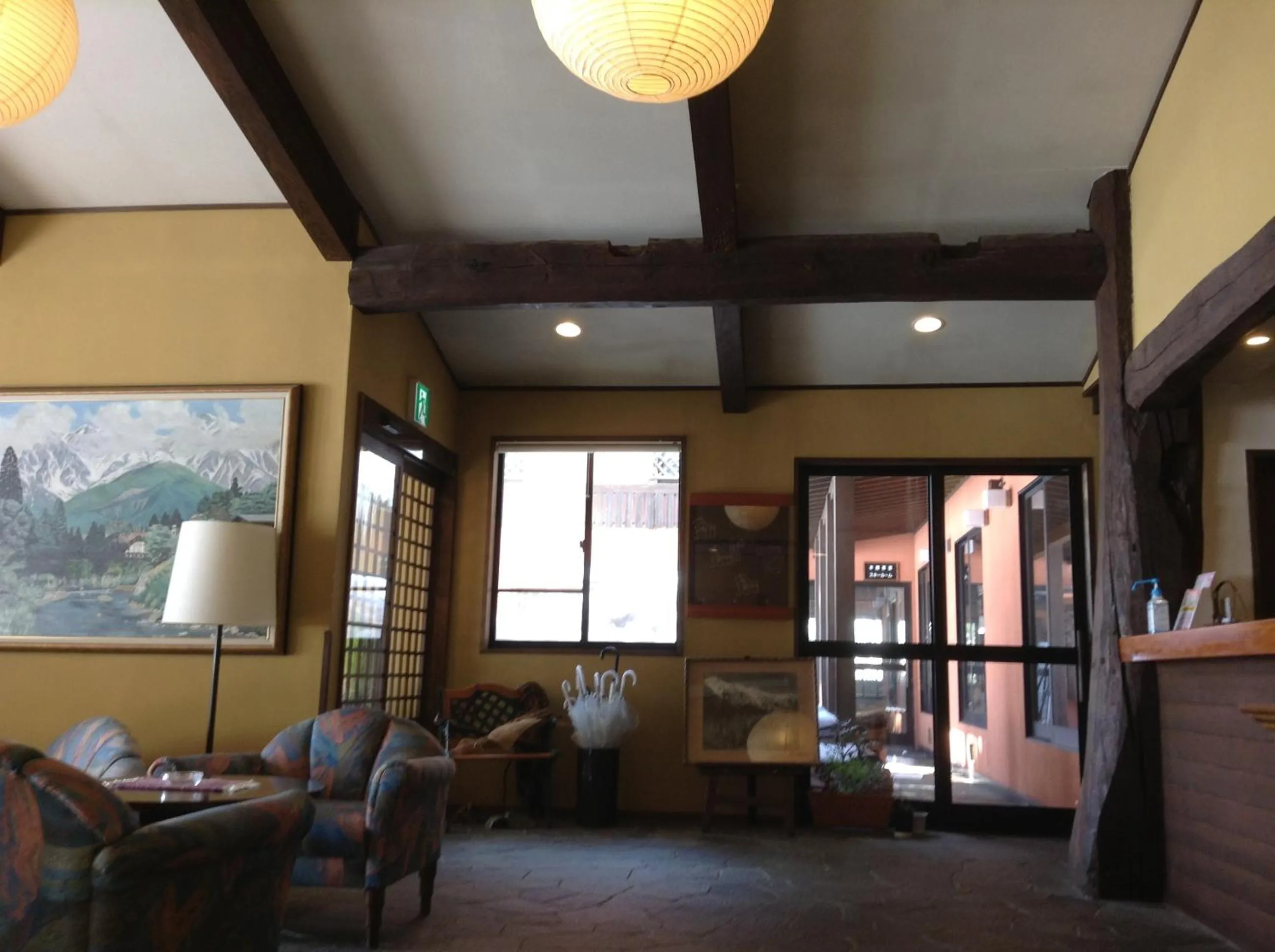 Lobby or reception in Hakuba Alpine Hotel