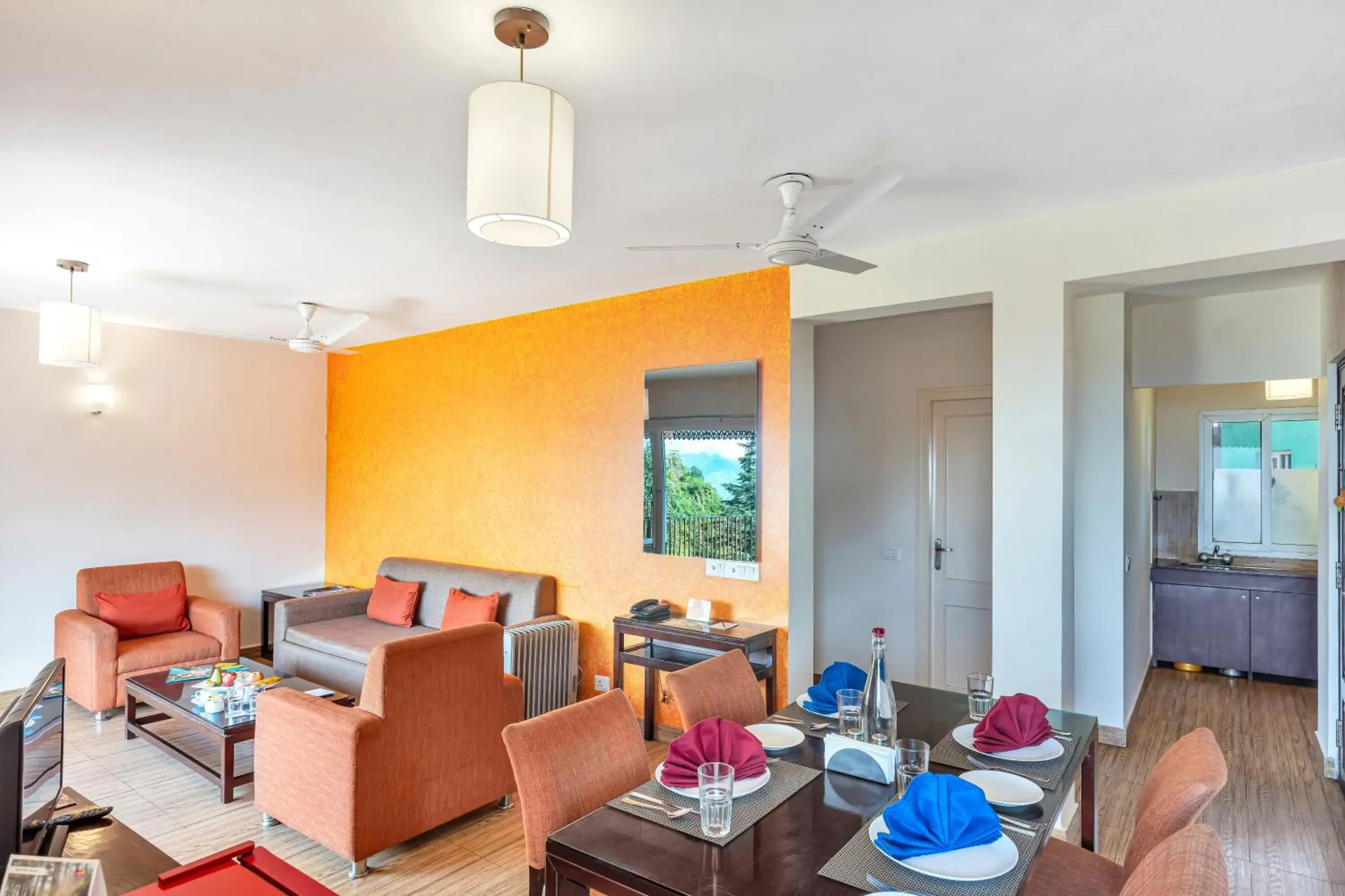 Living room in Club Mahindra Mussoorie Living room in Club Mahindra Mussoorie