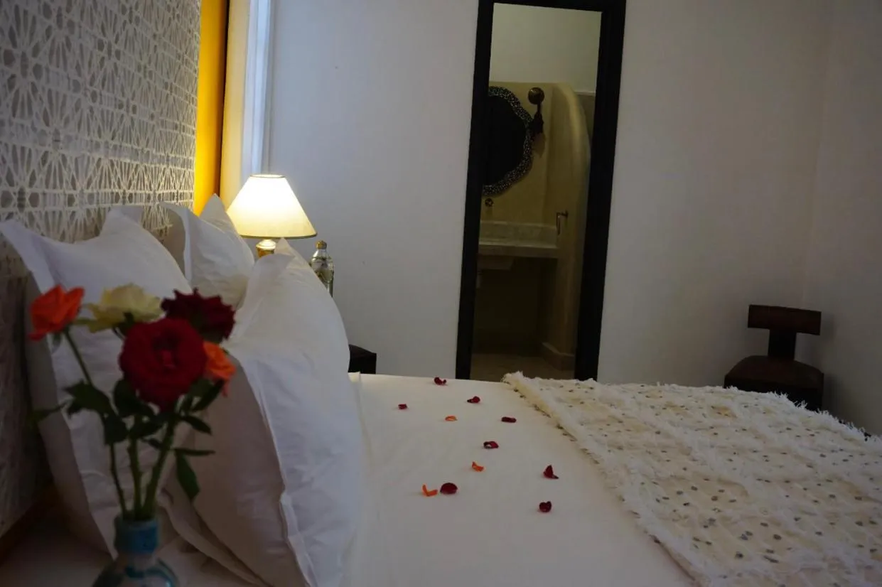 Bed in Riad New Moon