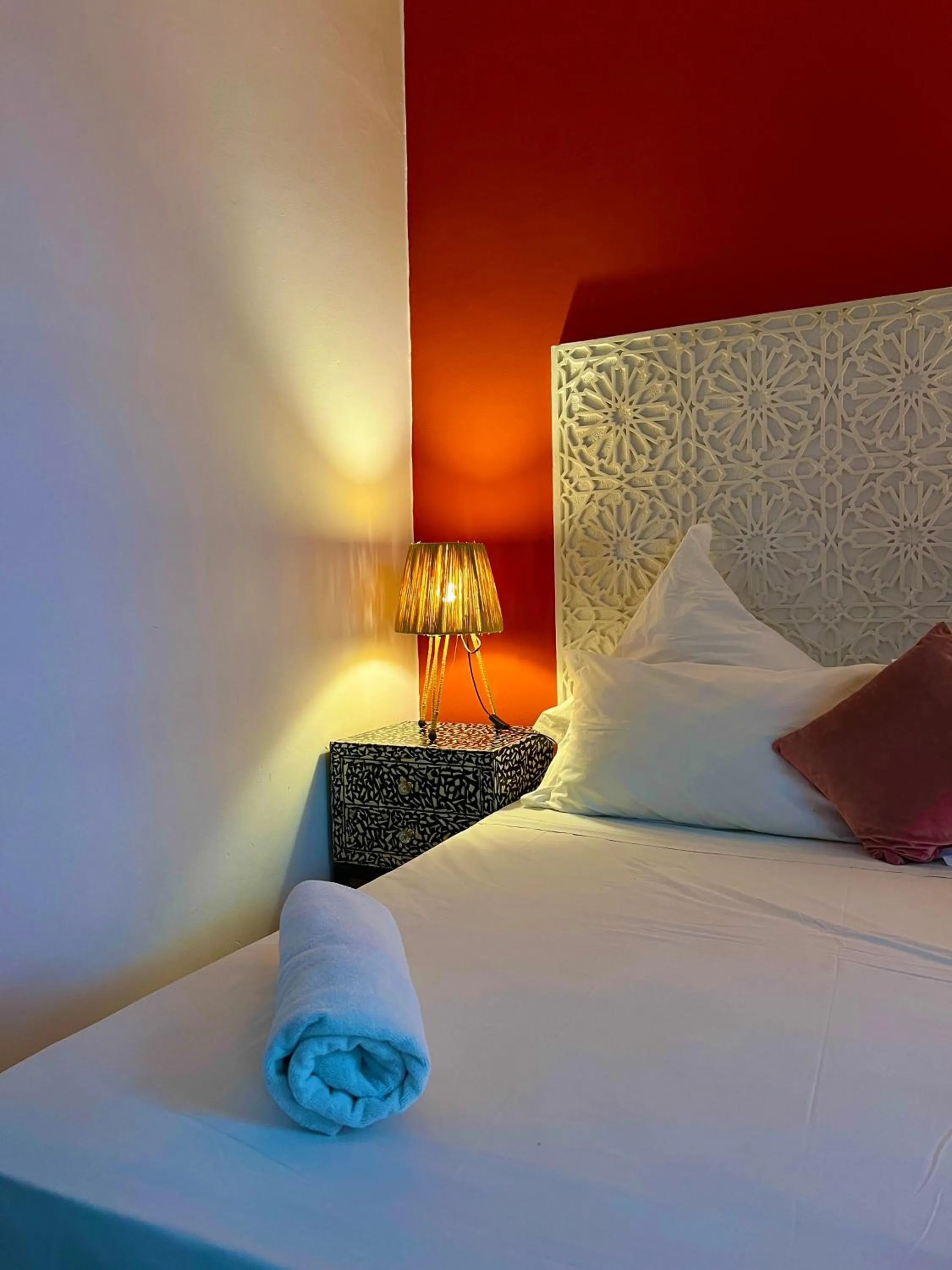 Bed in Riad New Moon