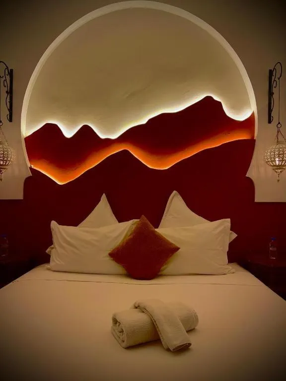 Bed in Riad New Moon