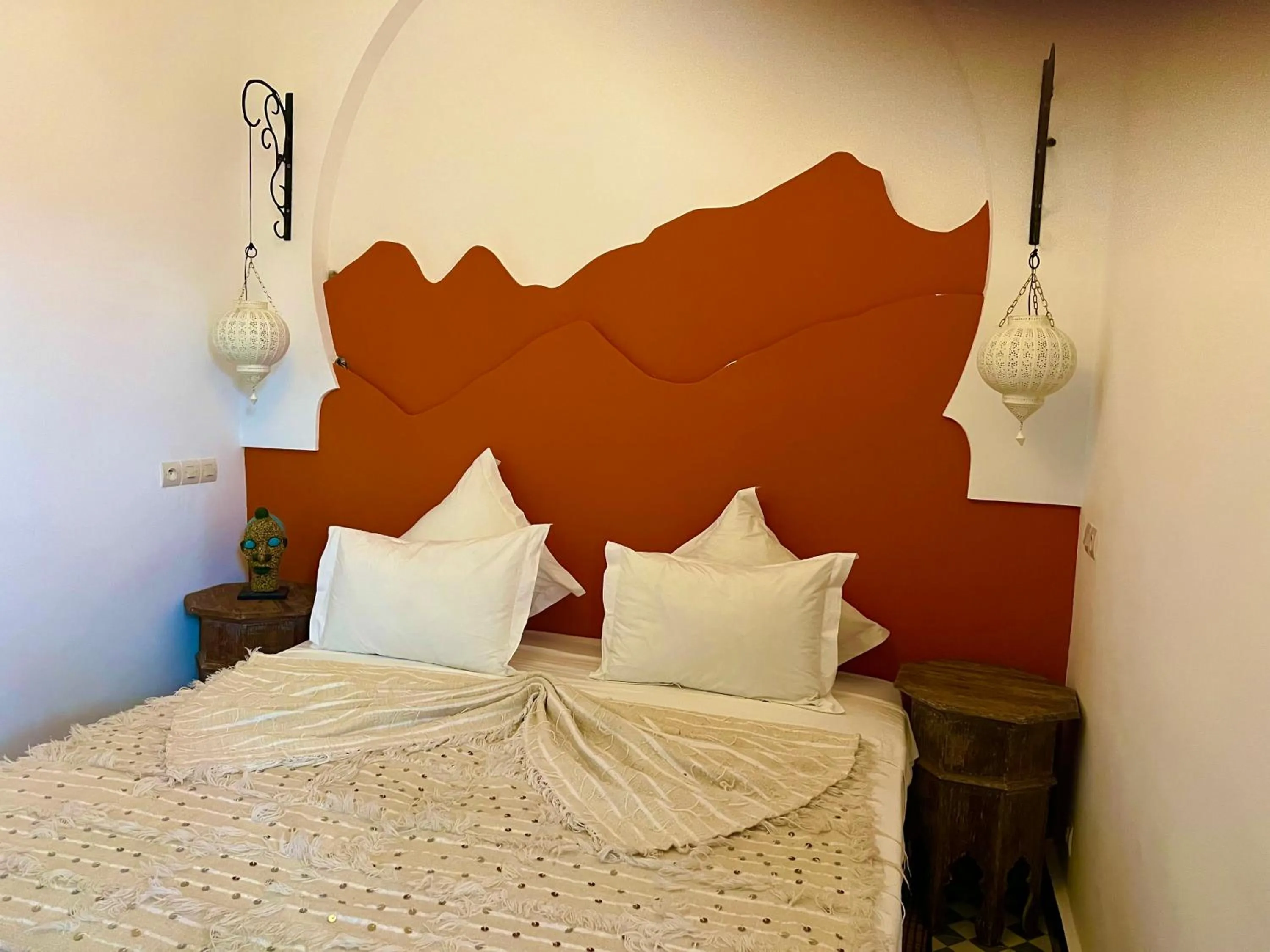 Bed in Riad New Moon