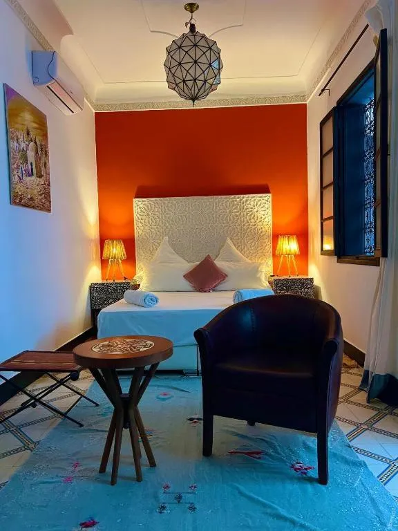 Bed in Riad New Moon