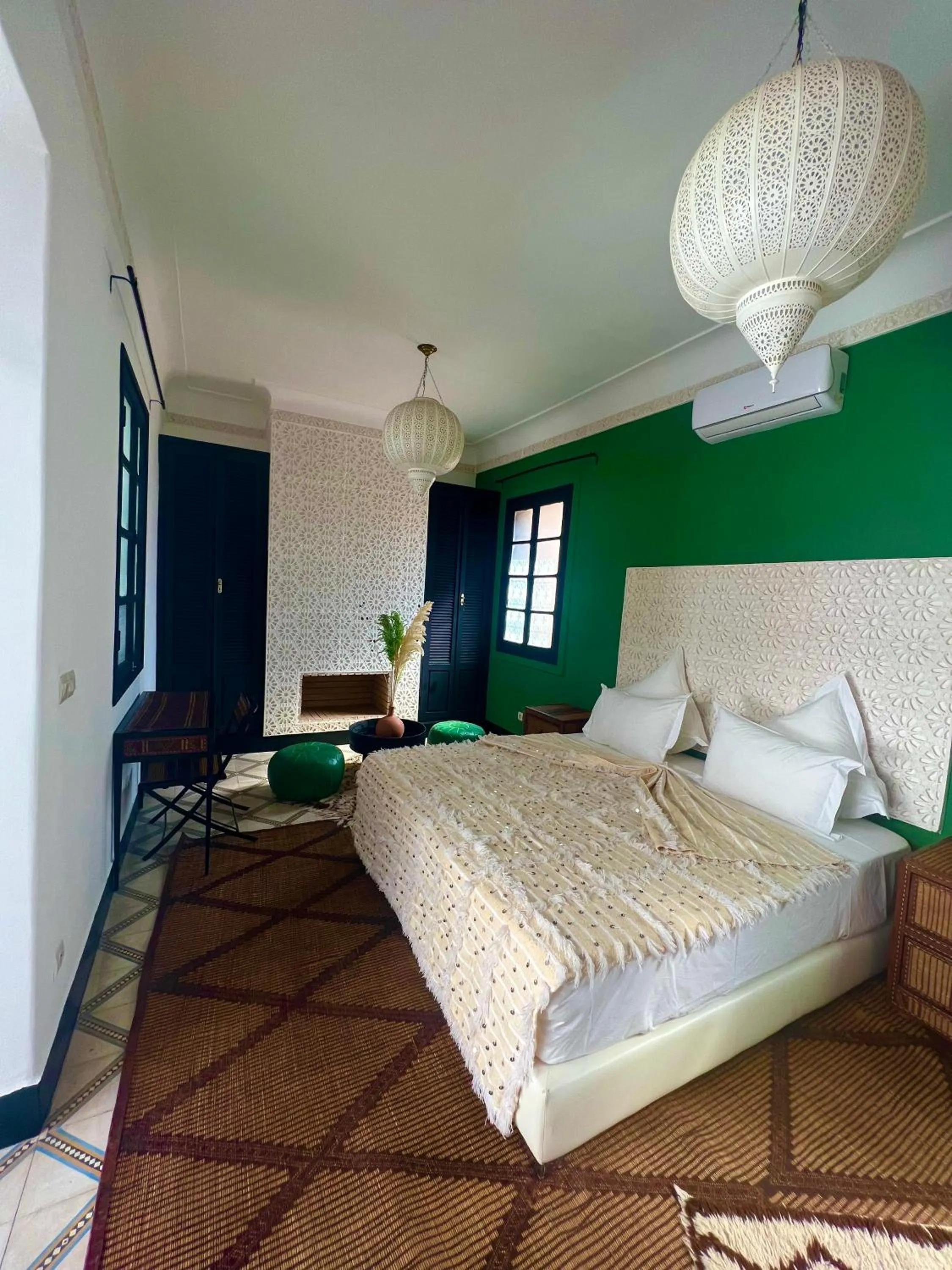 Bed in Riad New Moon