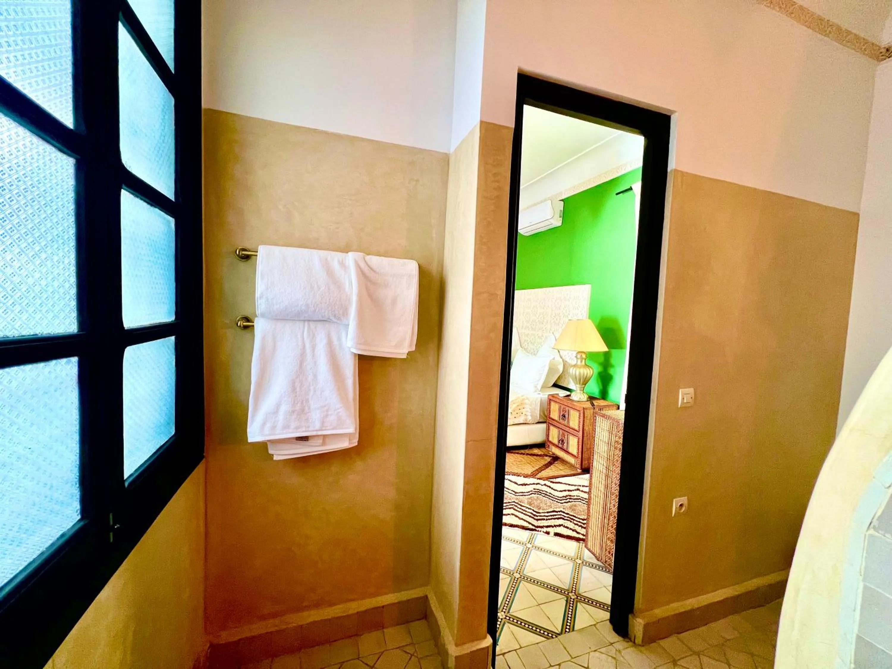 Bed in Riad New Moon