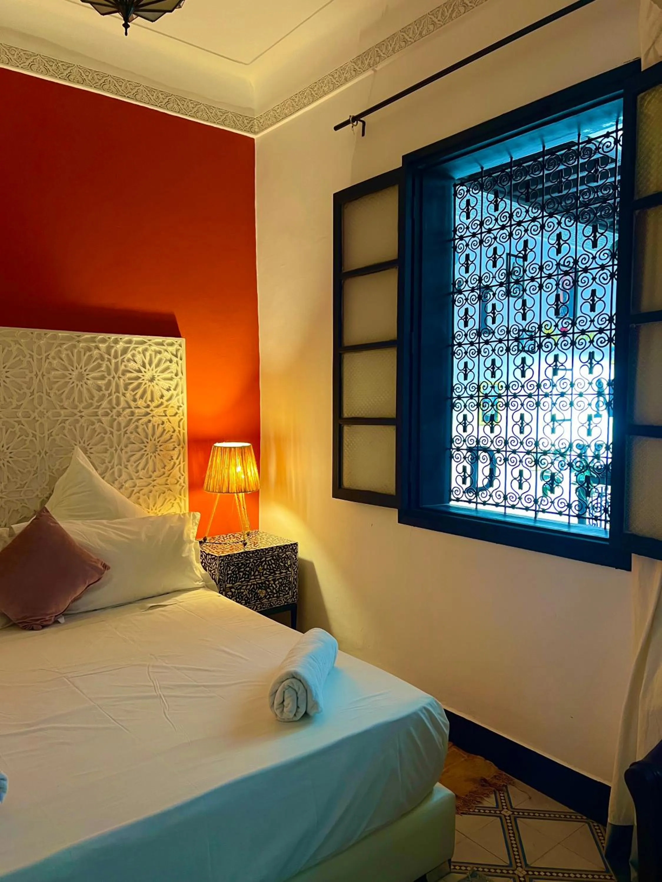 Bed in Riad New Moon