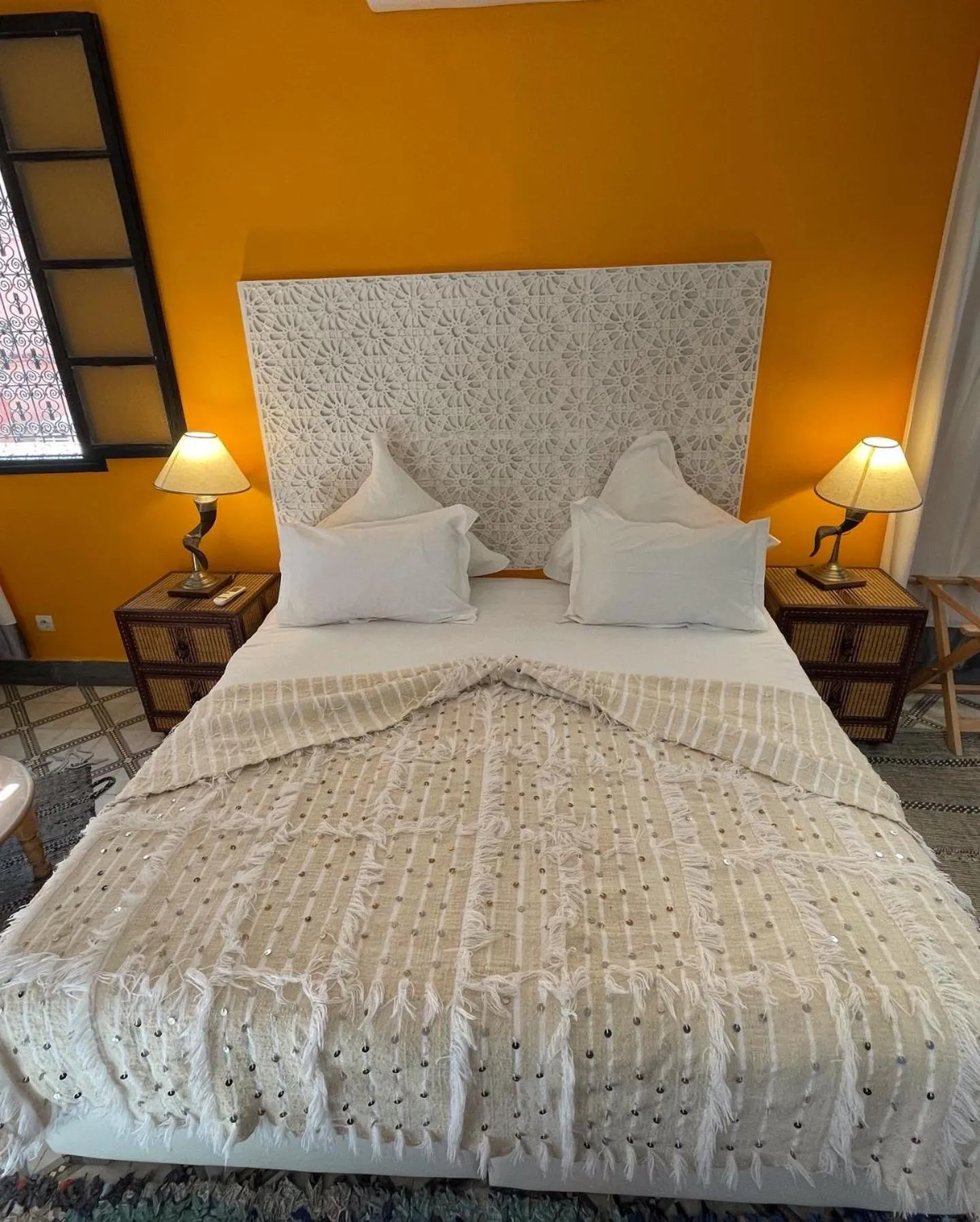 Bed in Riad New Moon