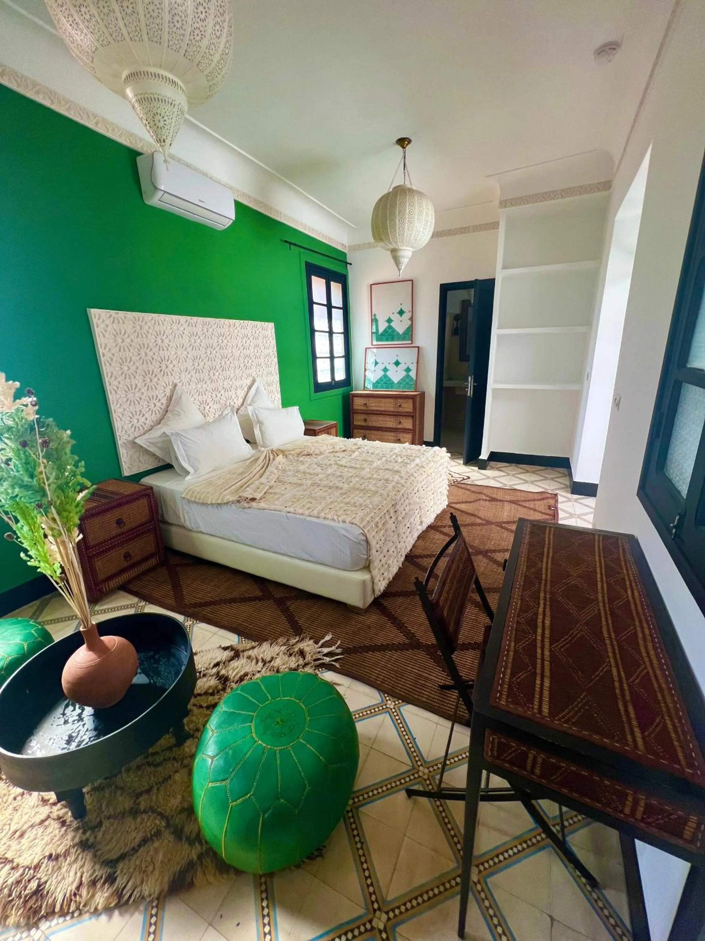 Bed in Riad New Moon