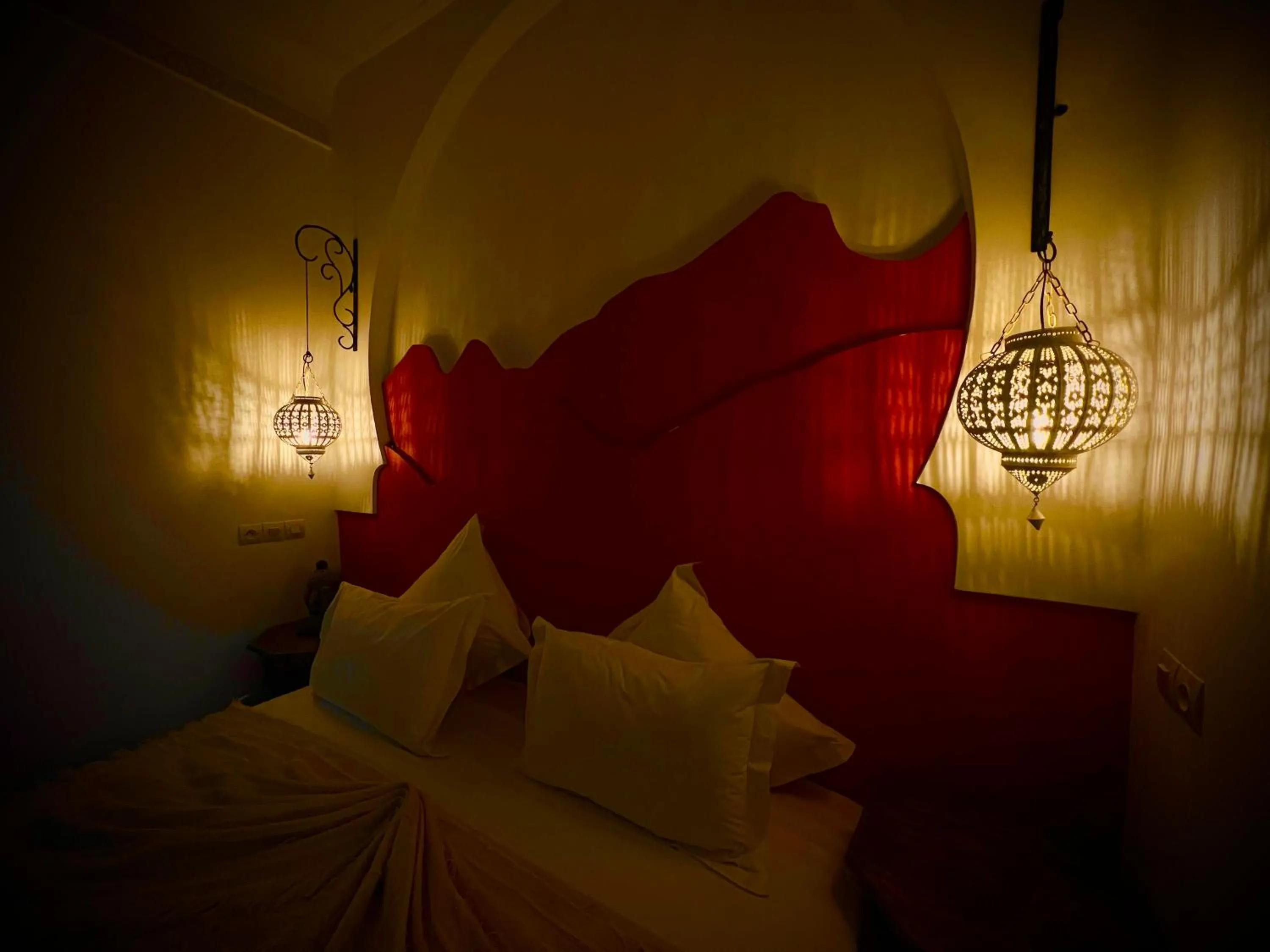 Bed in Riad New Moon