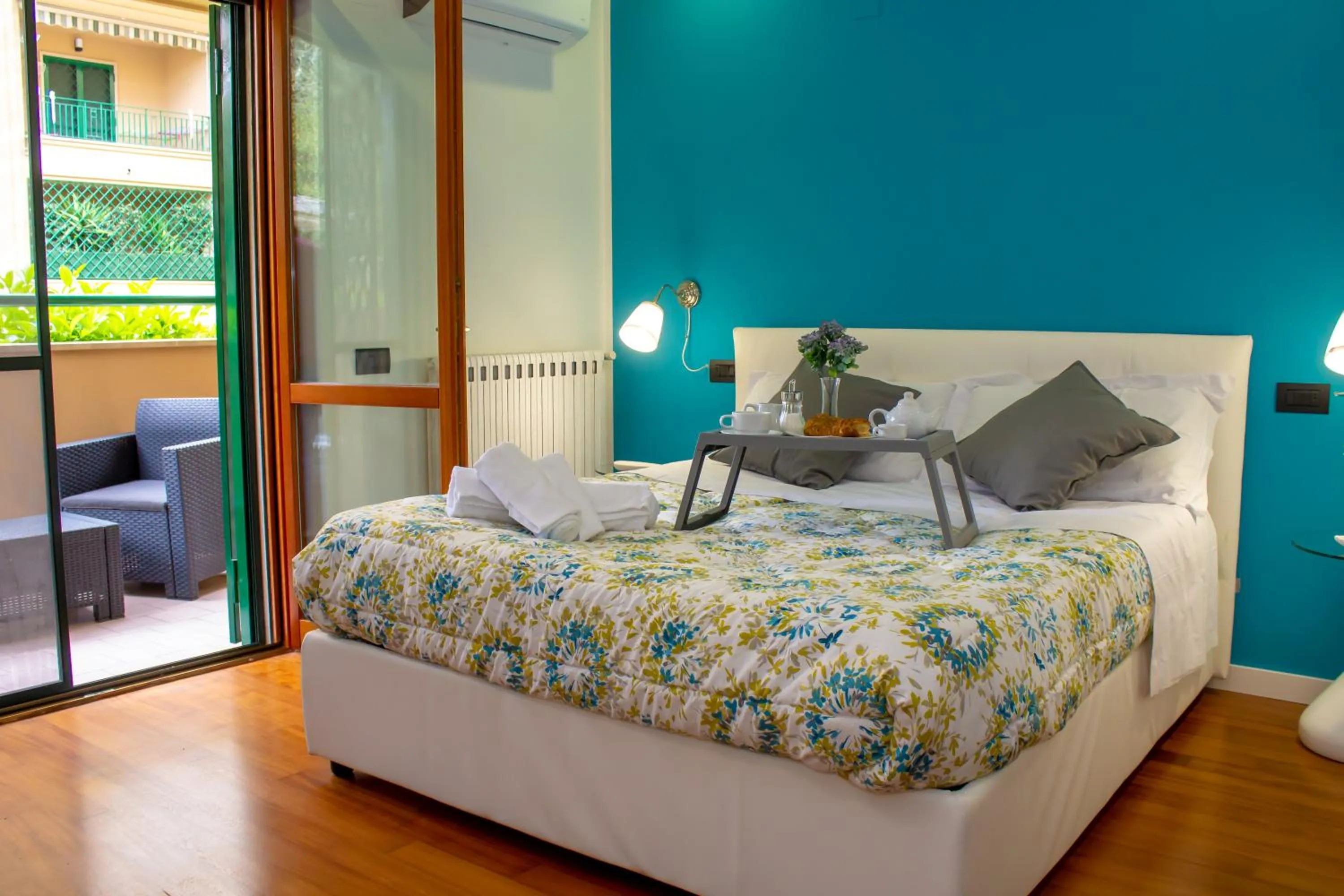 Bed in B&B Xenia Pompei