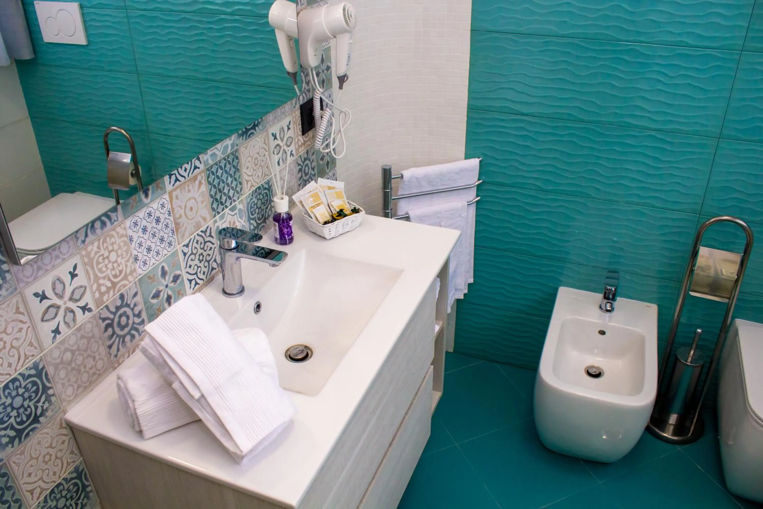 Shower in B&B Xenia Pompei