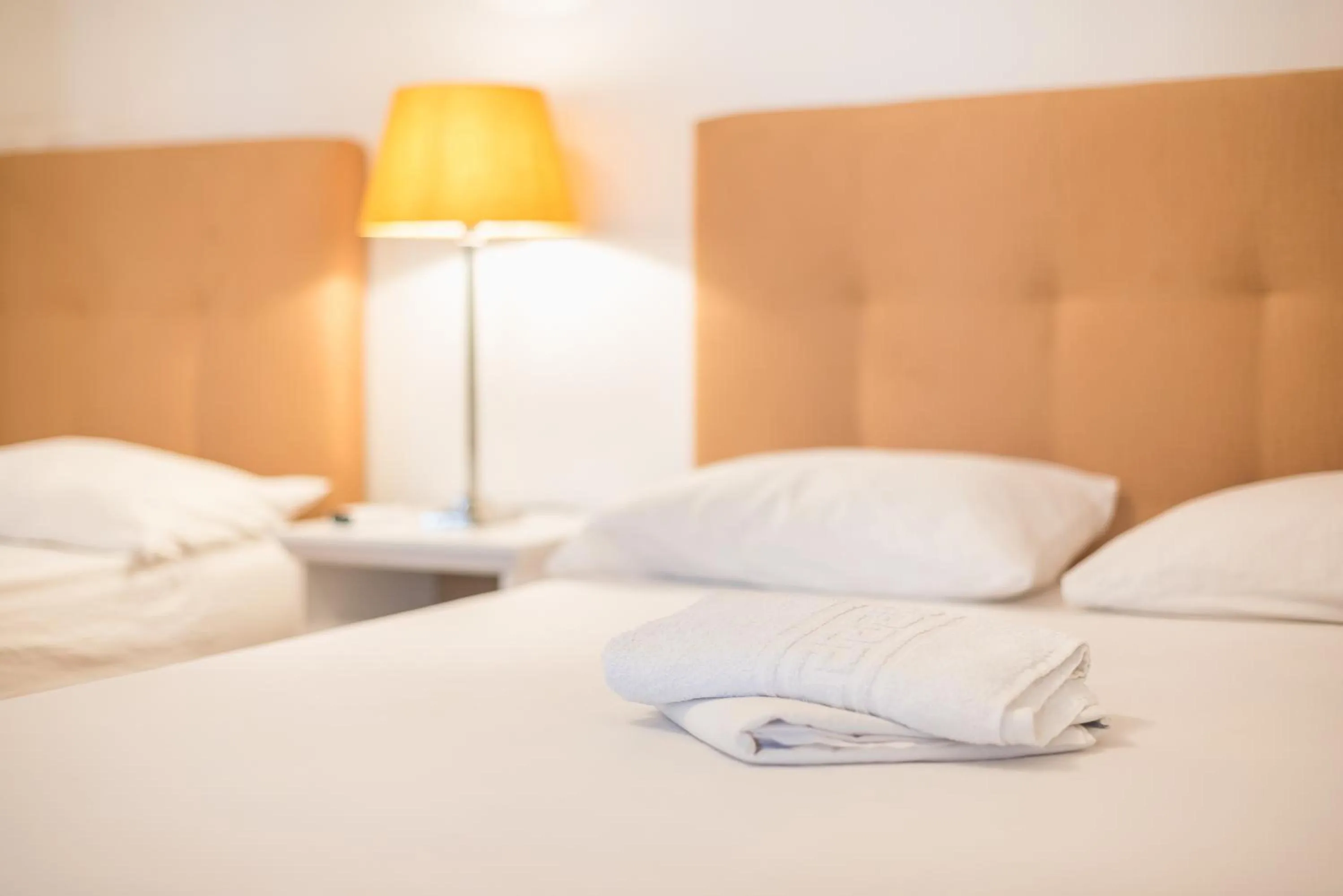 Bed in Athens Empire Paradise Apartment