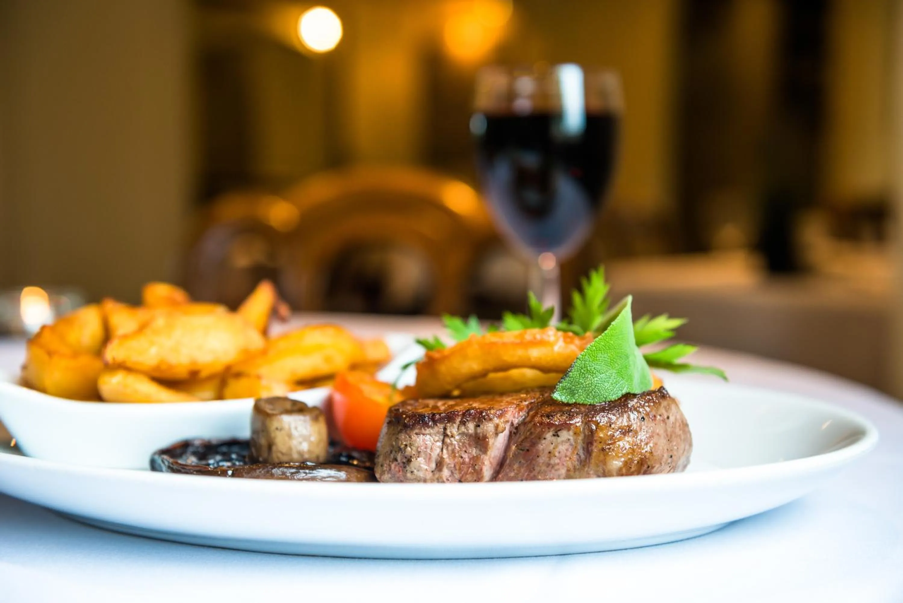 Food and drinks in The Groes Inn