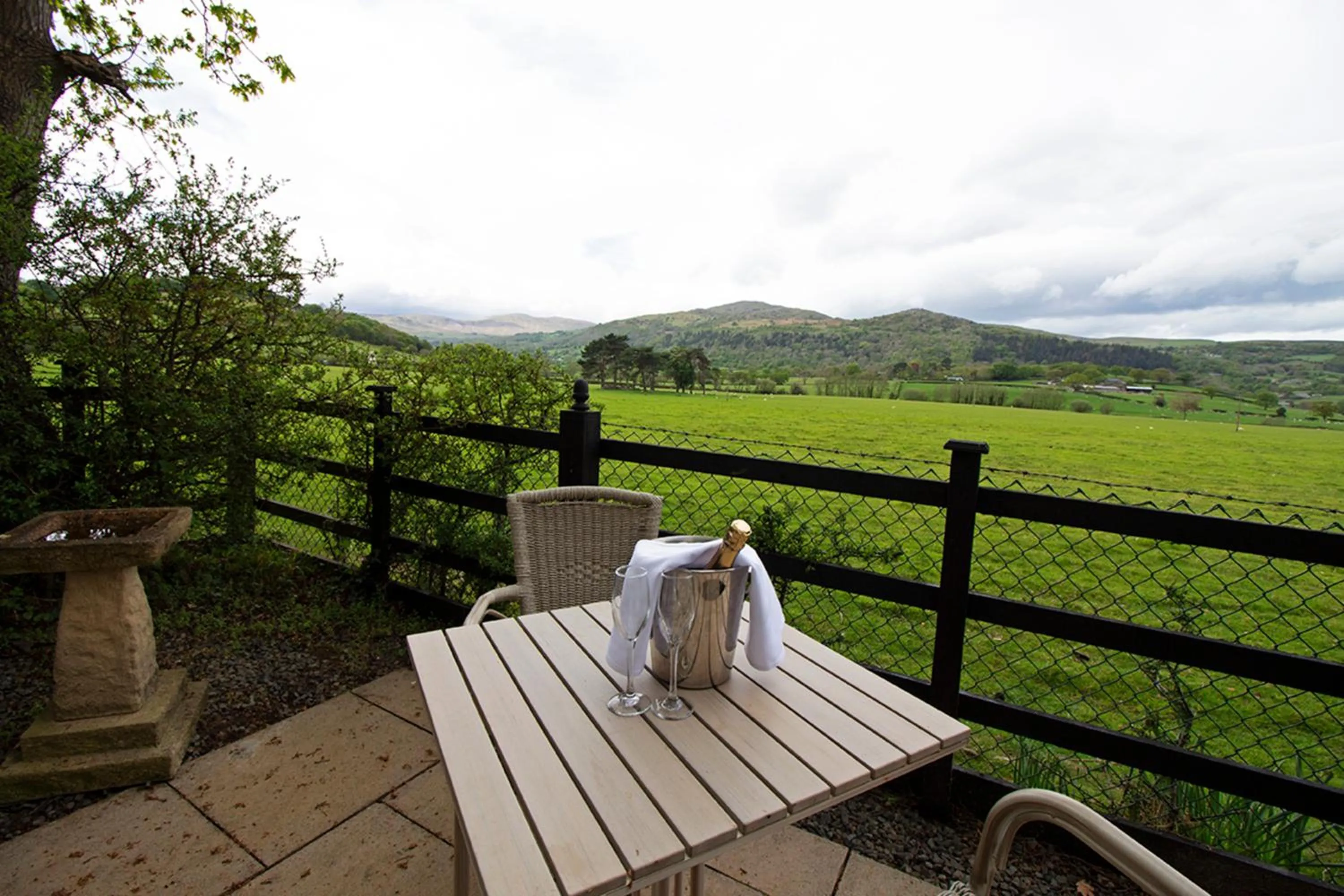 Balcony/Terrace in The Groes Inn