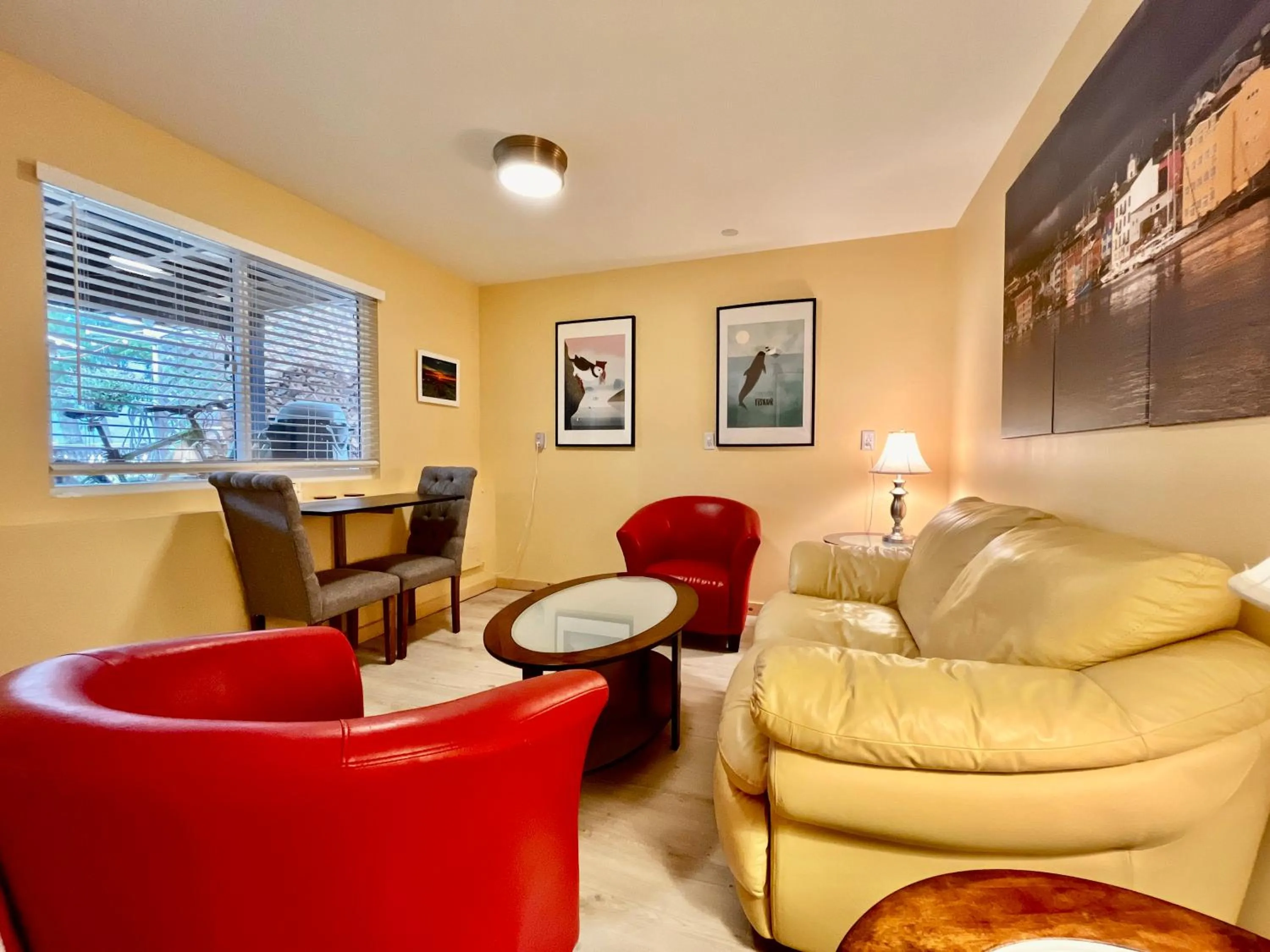 Living room in Frigon Suite -Waterfront