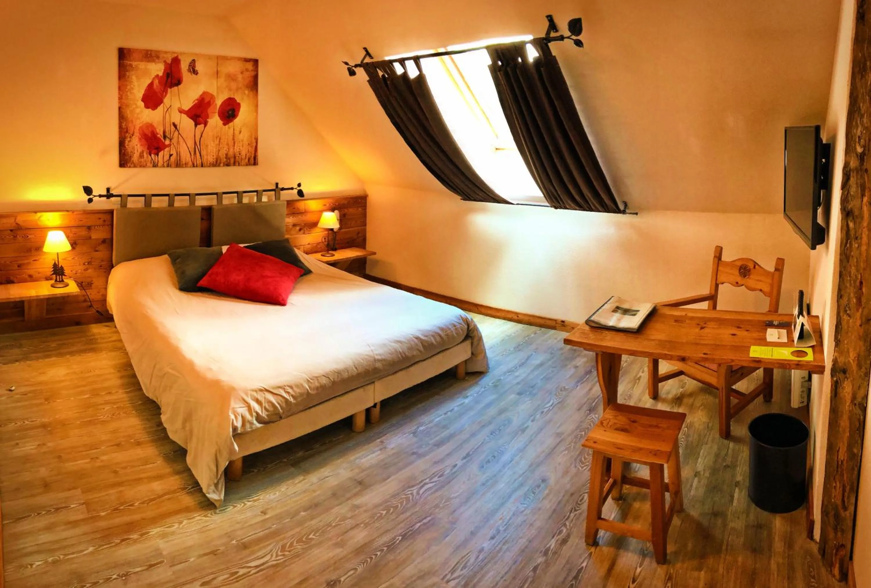 Bed in Hôtel & Spa La Ferme de l'Izoard