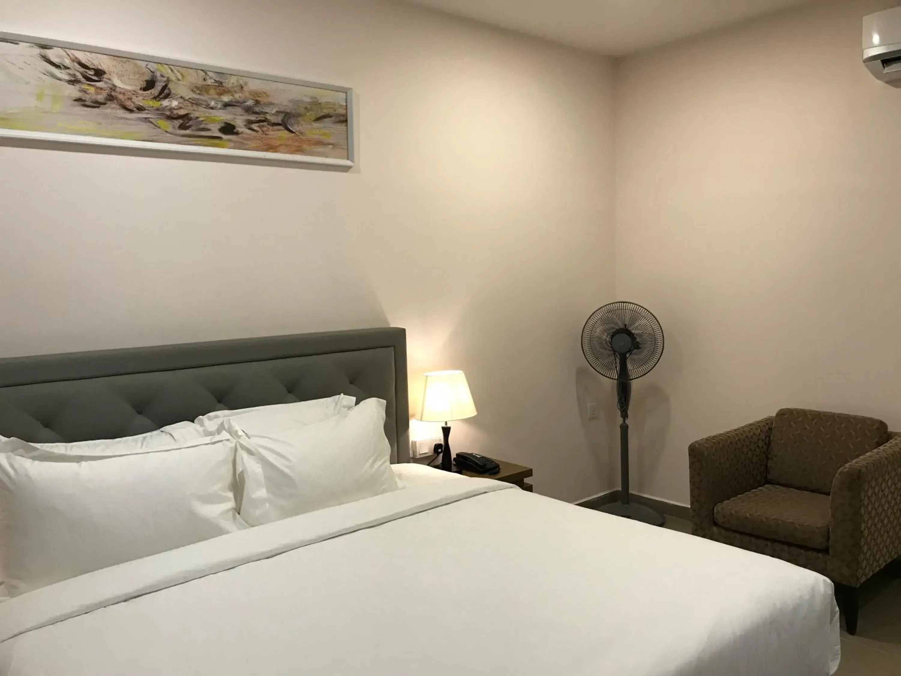Bed in Lotus Seaview Beach Resort, Pengerang Bed in Lotus Seaview Beach Resort, Pengerang