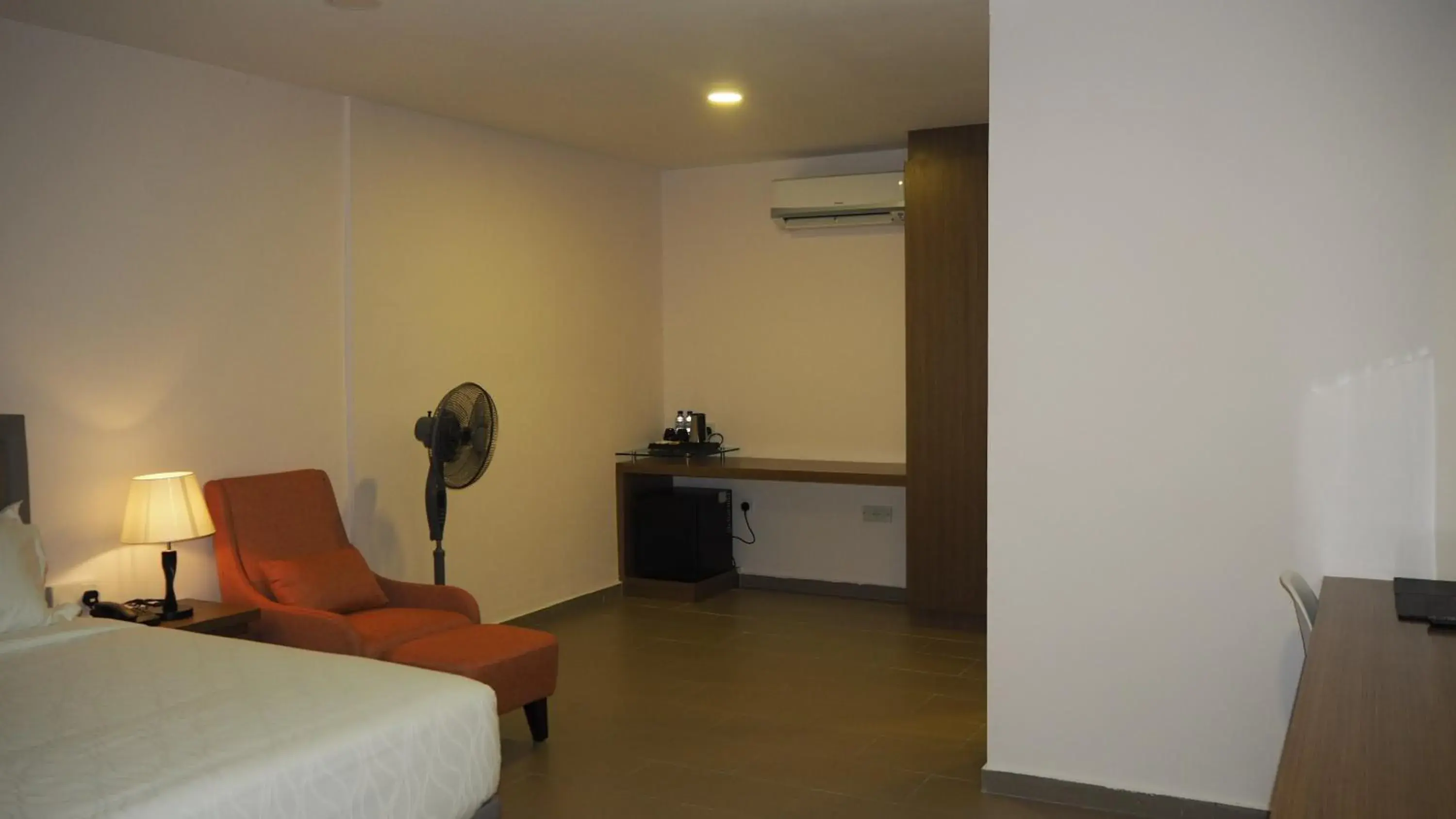 Bed in Lotus Seaview Beach Resort, Pengerang Bed in Lotus Seaview Beach Resort, Pengerang