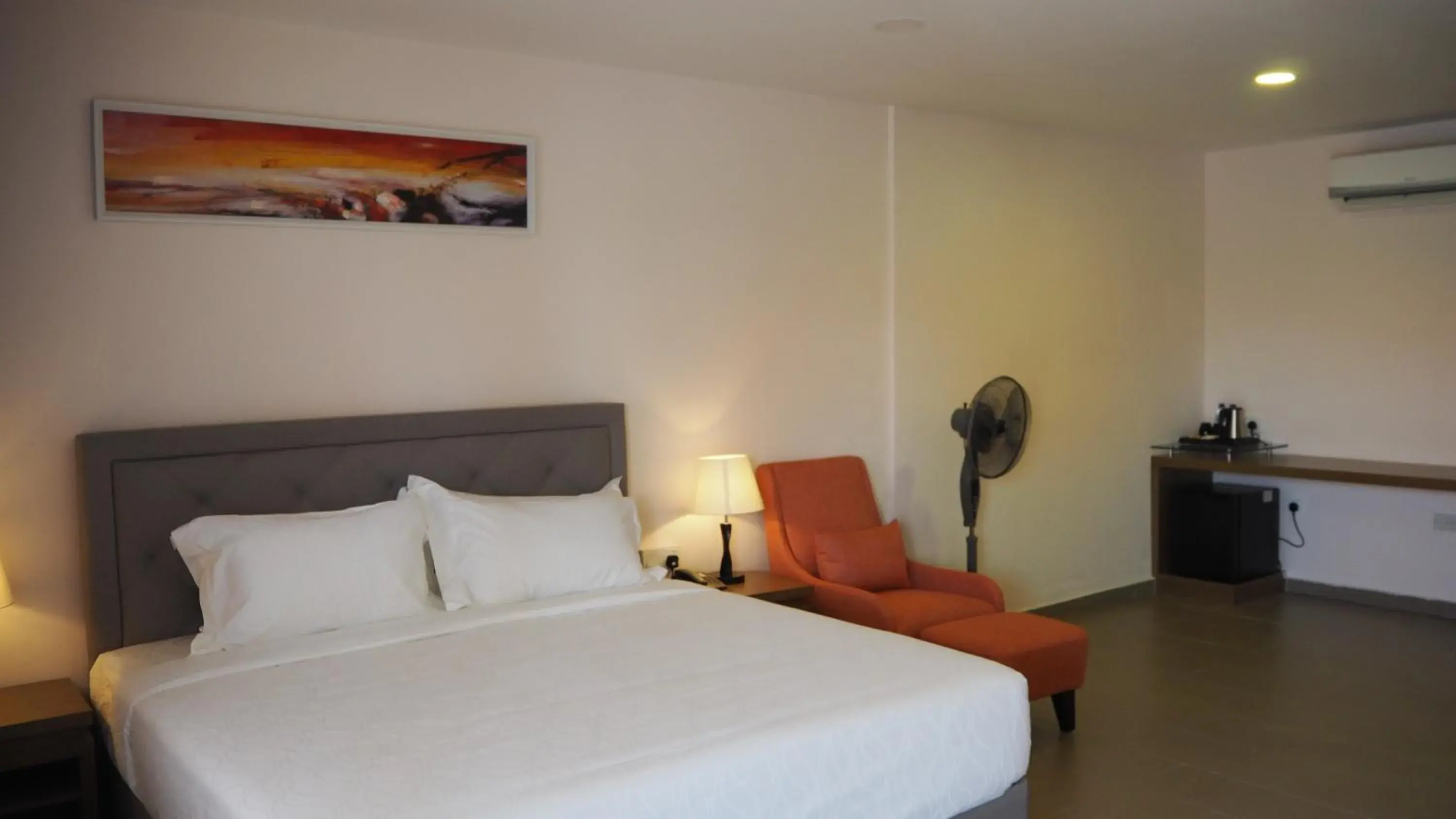 Bed in Lotus Seaview Beach Resort, Pengerang Bed in Lotus Seaview Beach Resort, Pengerang